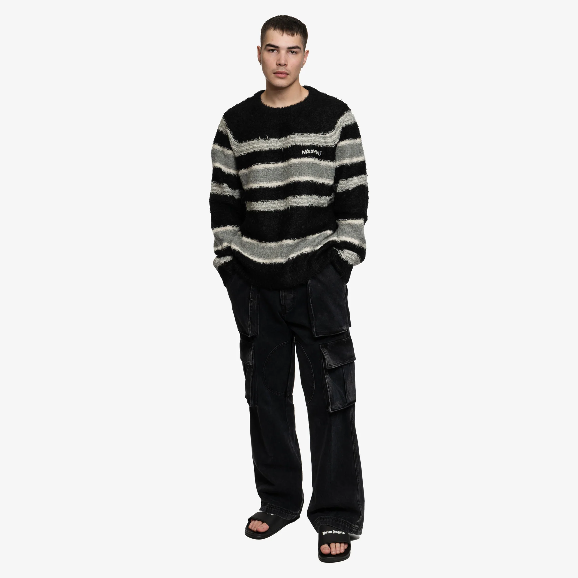 Striped Knit Sweater - Image 2