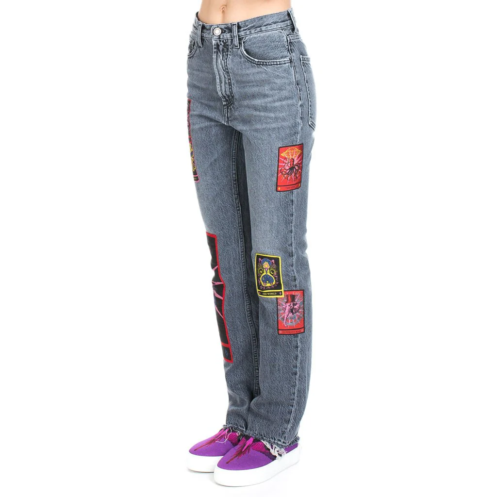 Womens Tarot Straight Jeans - Image 2
