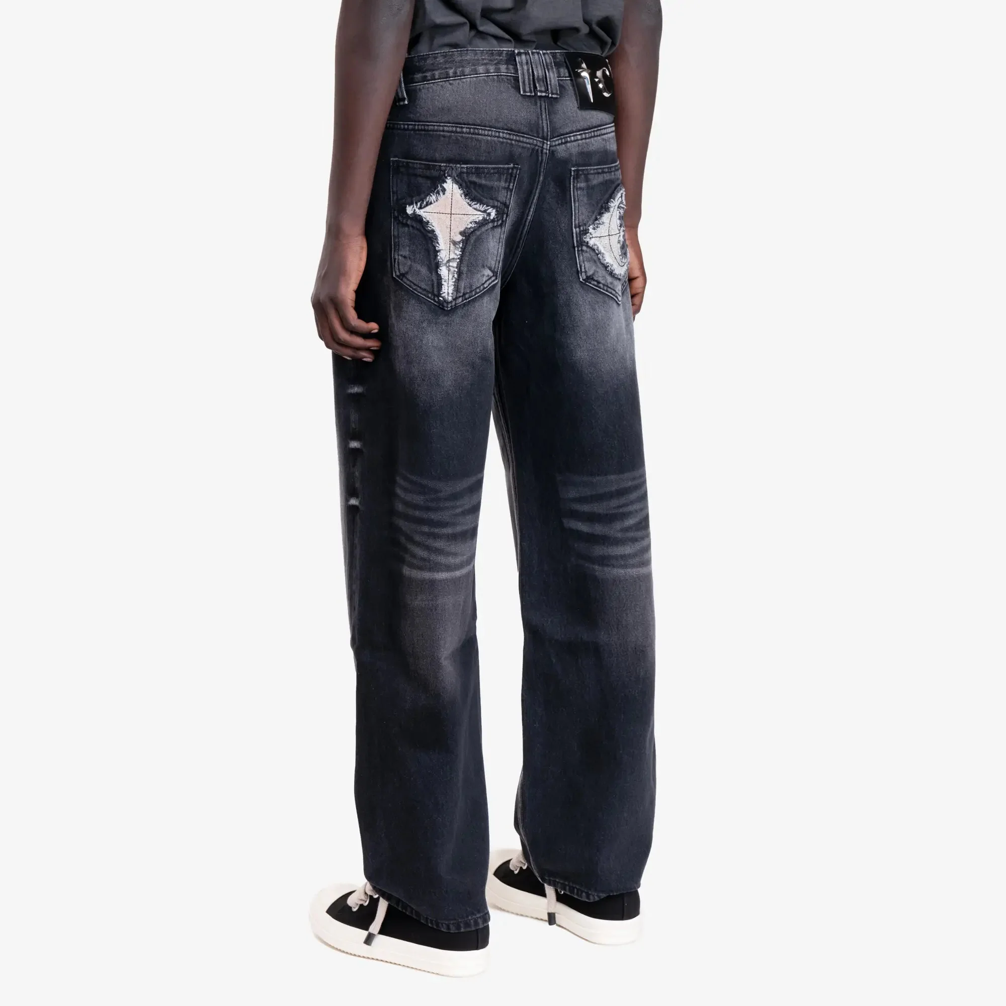 TC Leather Back Pocket Jeans - Image 4