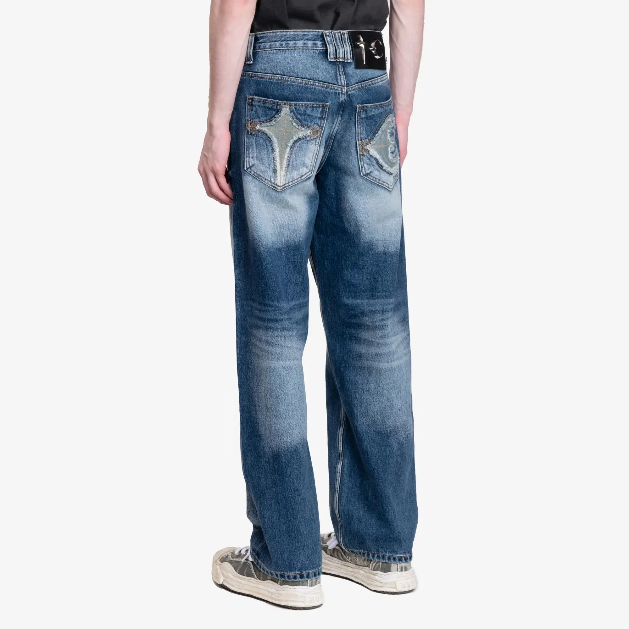 TC Leather Back Pocket Jeans - Image 4