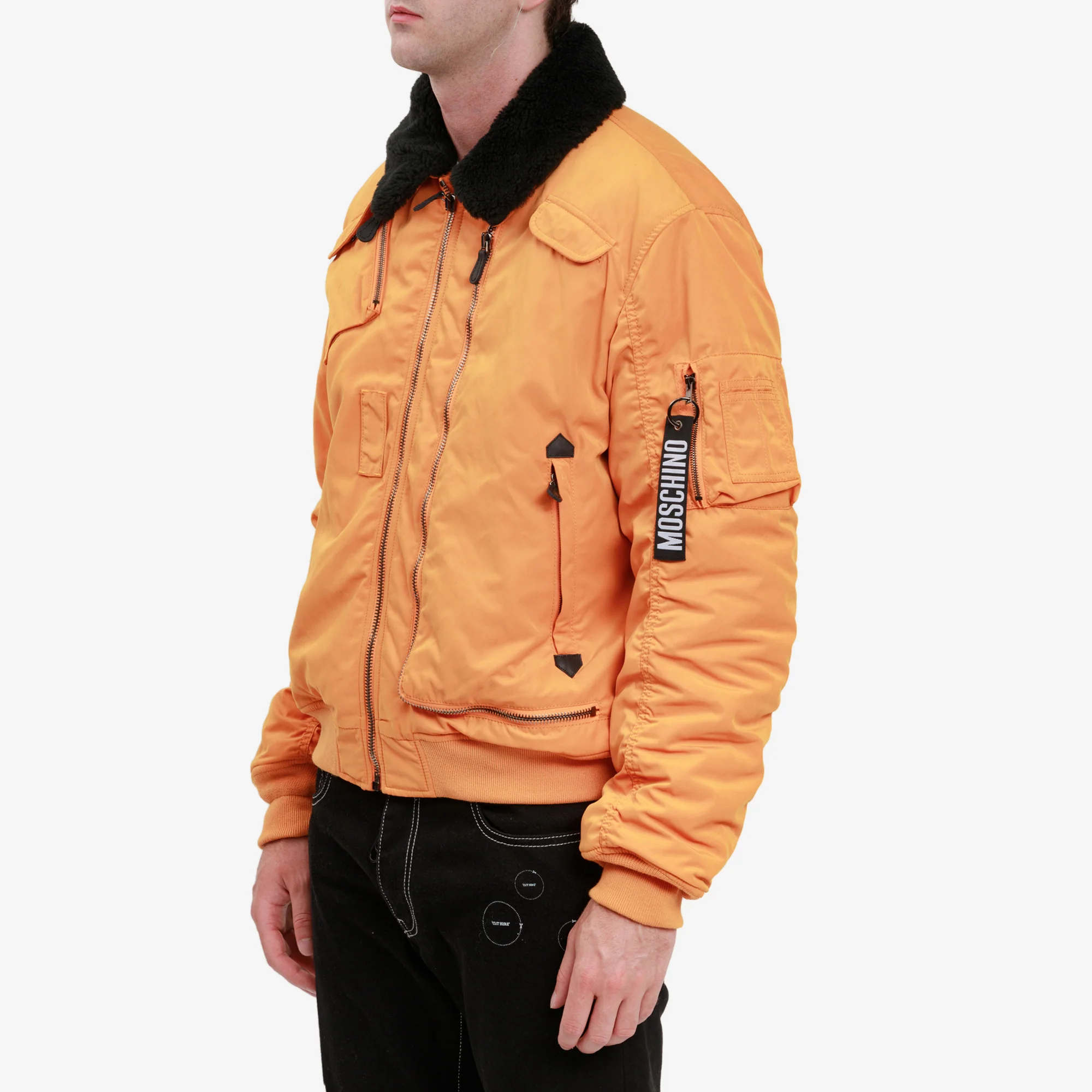 Technical Twill Aviator Jacket - Image 3