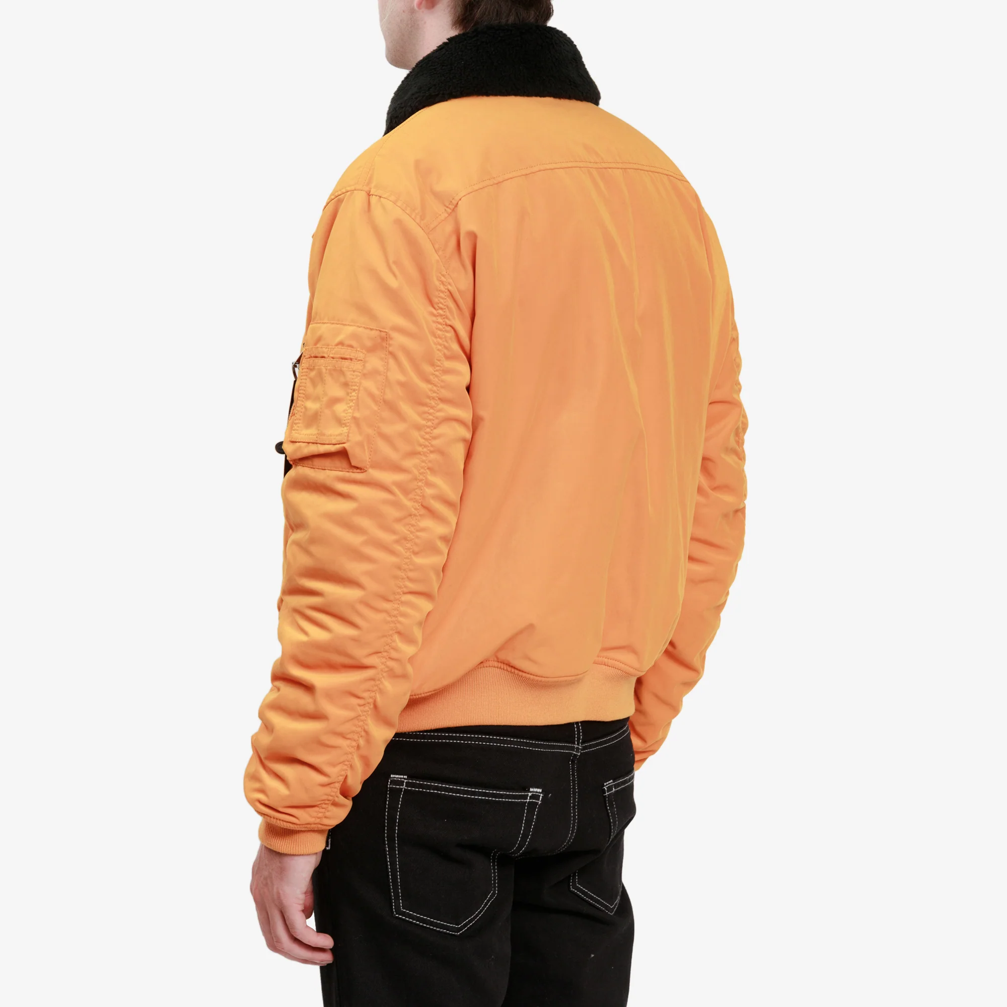 Technical Twill Aviator Jacket - Image 4