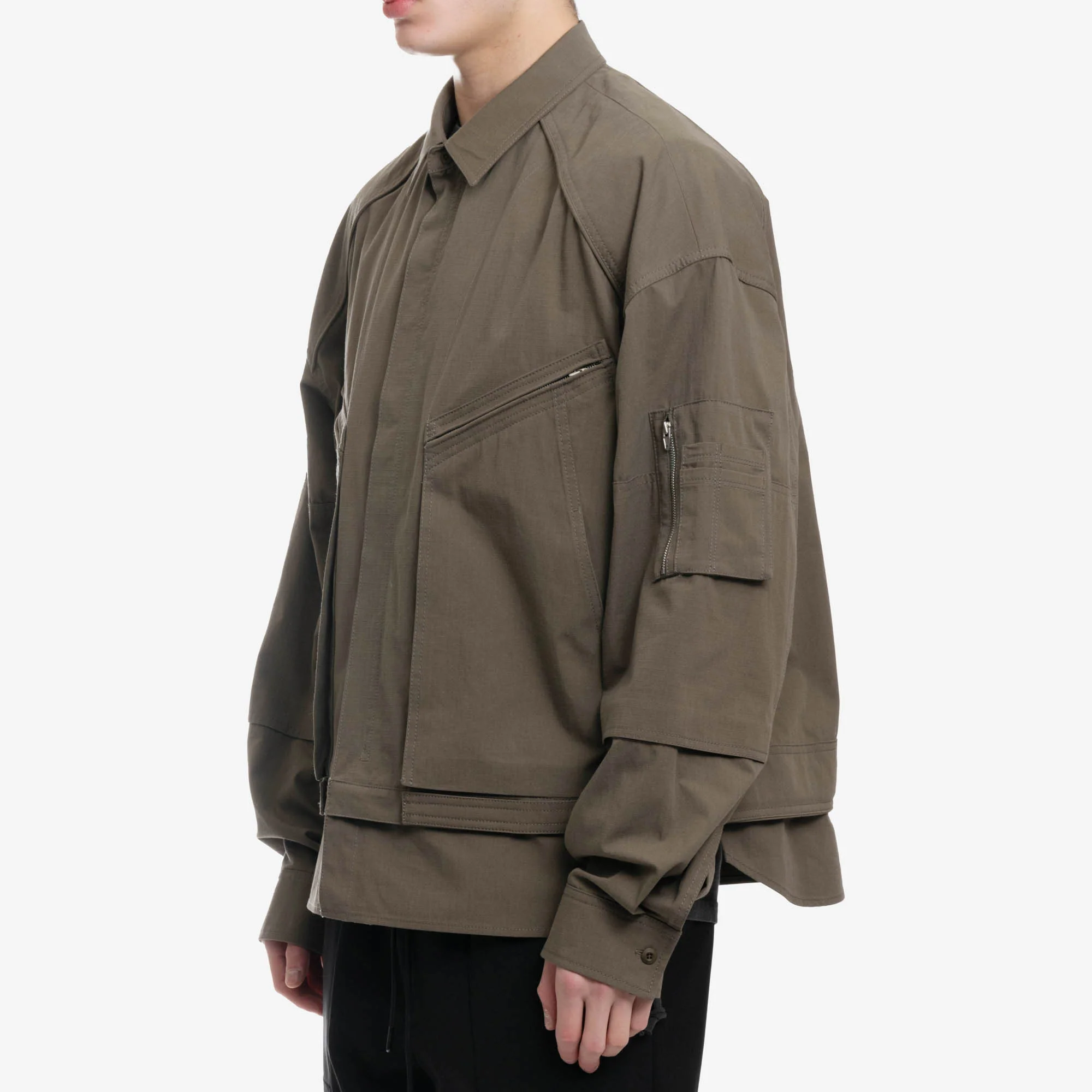 Tilted Zip Pocket Jacket - Image 3