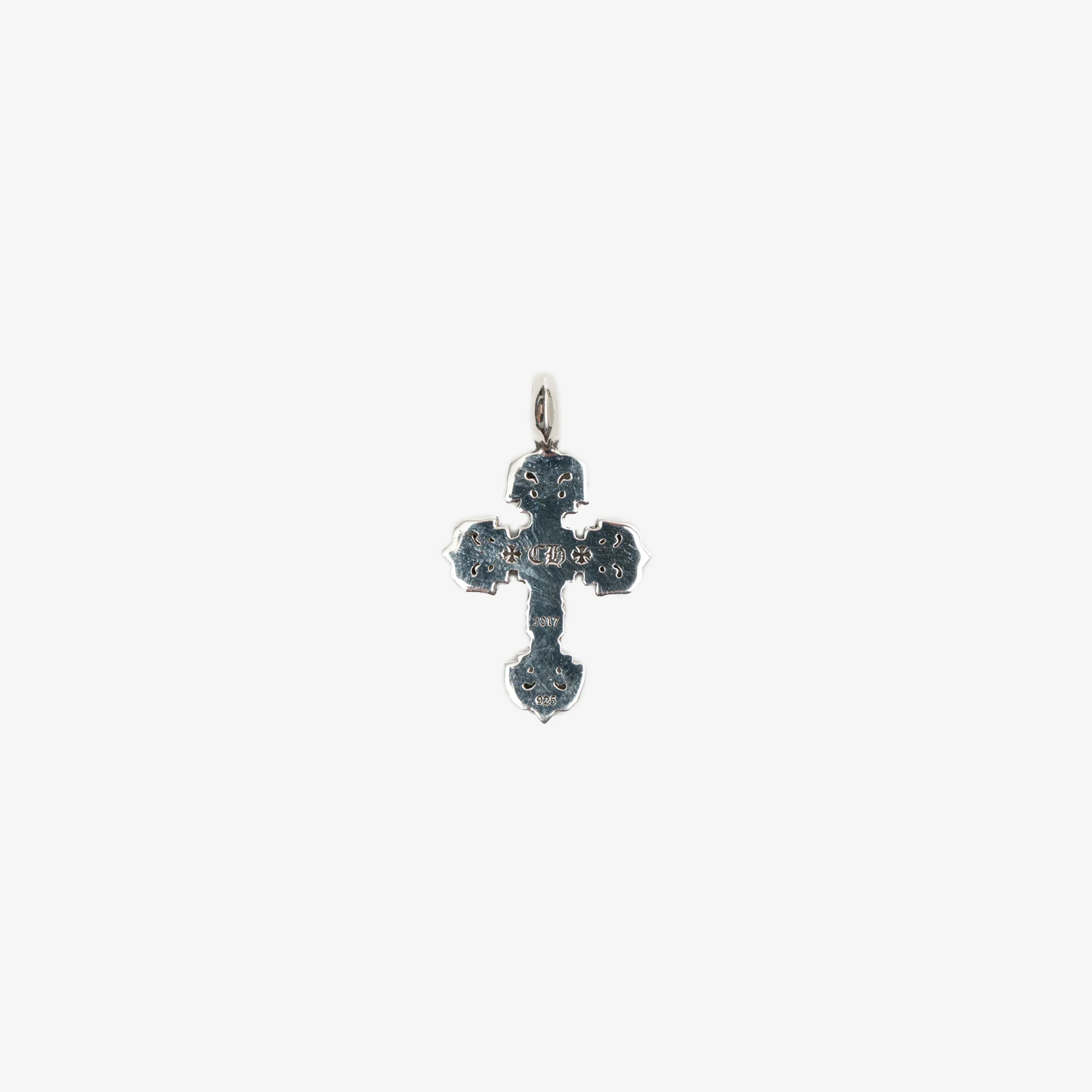 Tiny Filigree Cross Charm - Image 3