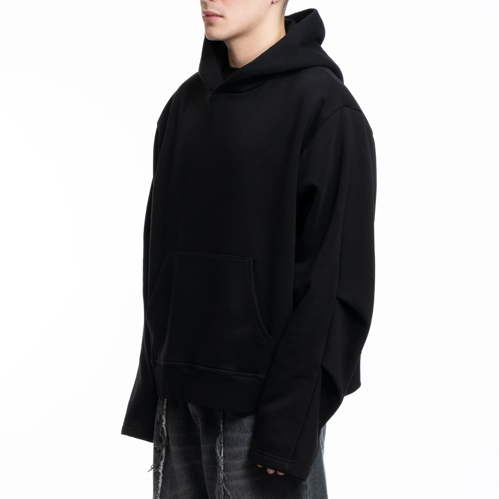Tonal Embroidered Hoody - Image 3