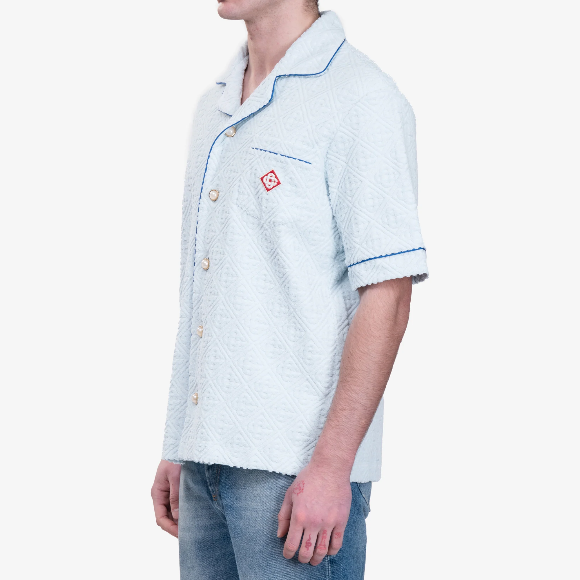 Towelling Monogram SS Shirt - Image 3