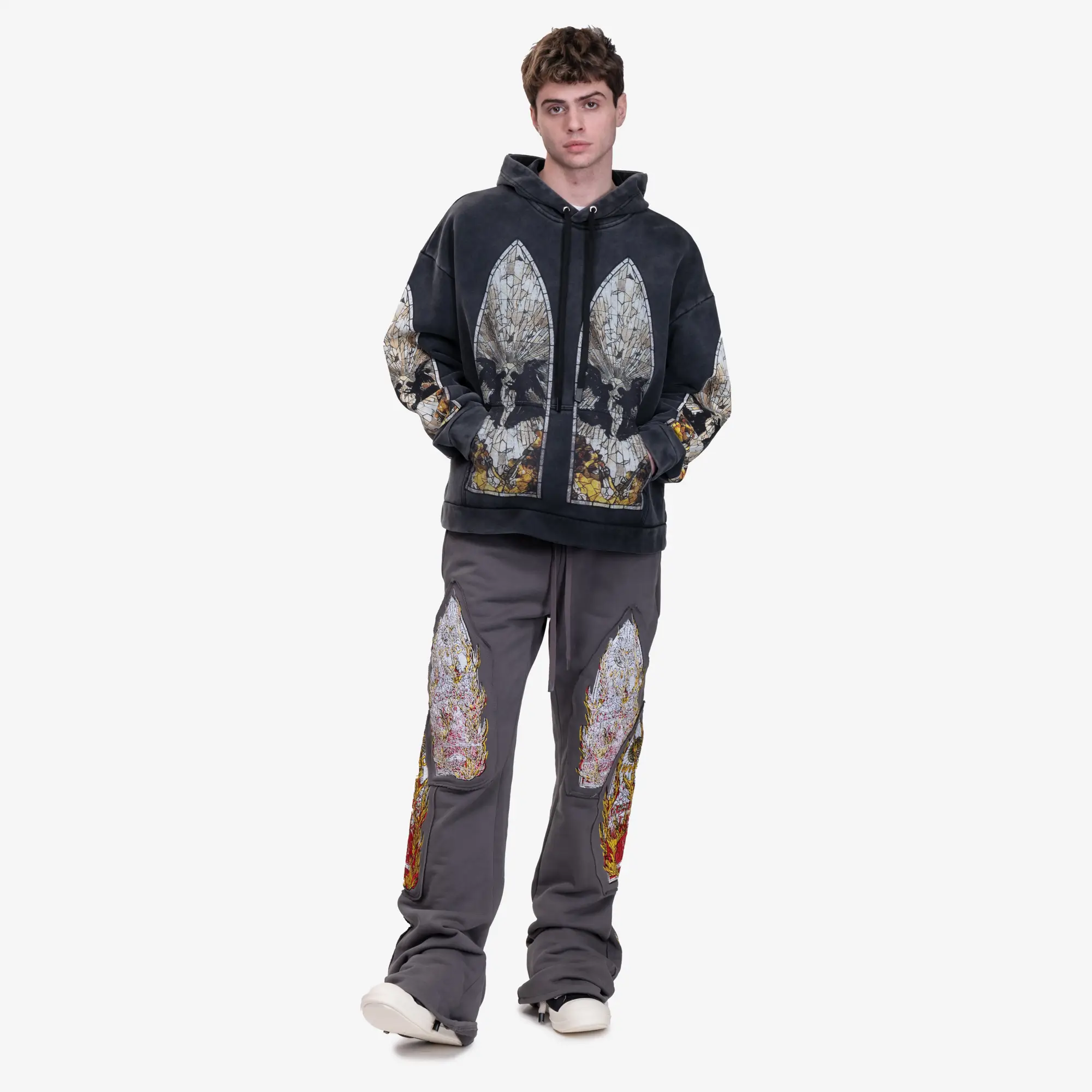 Triple Flame Glass Sweatpants - Image 2