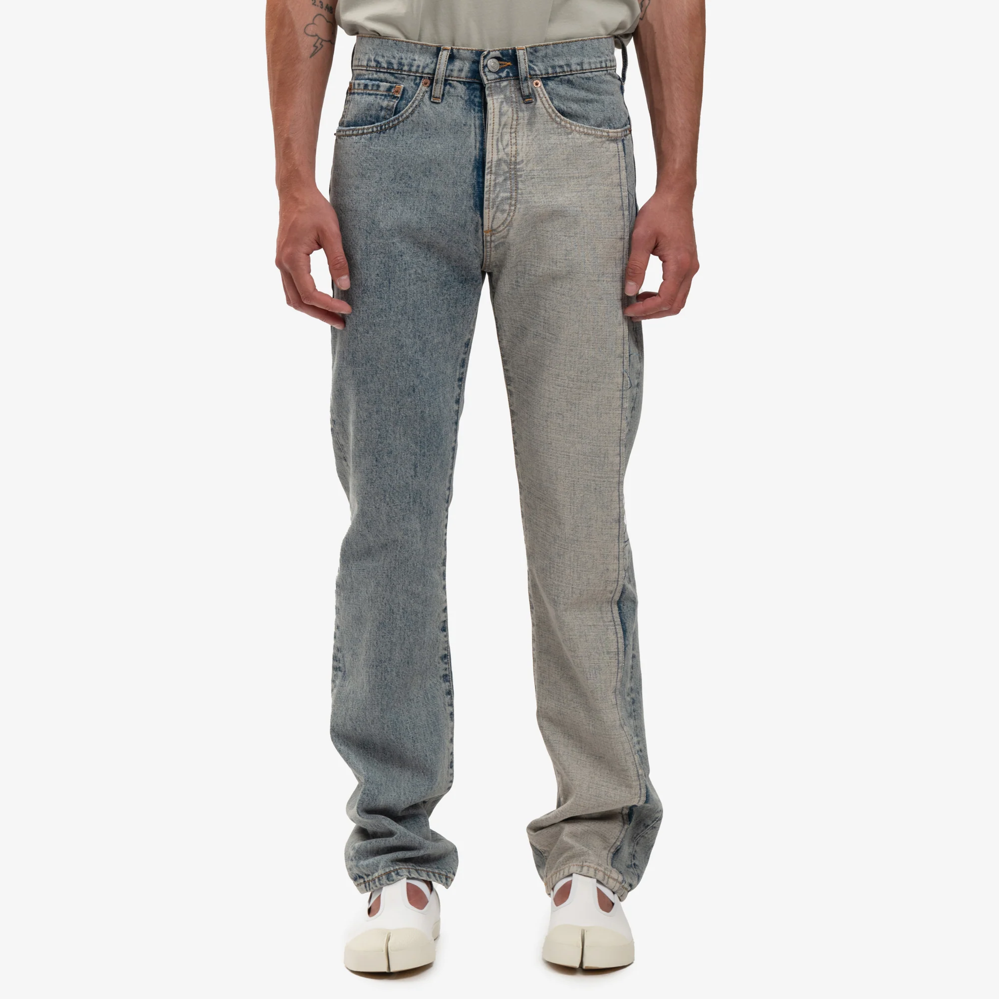 Two Tone Wash Jeans