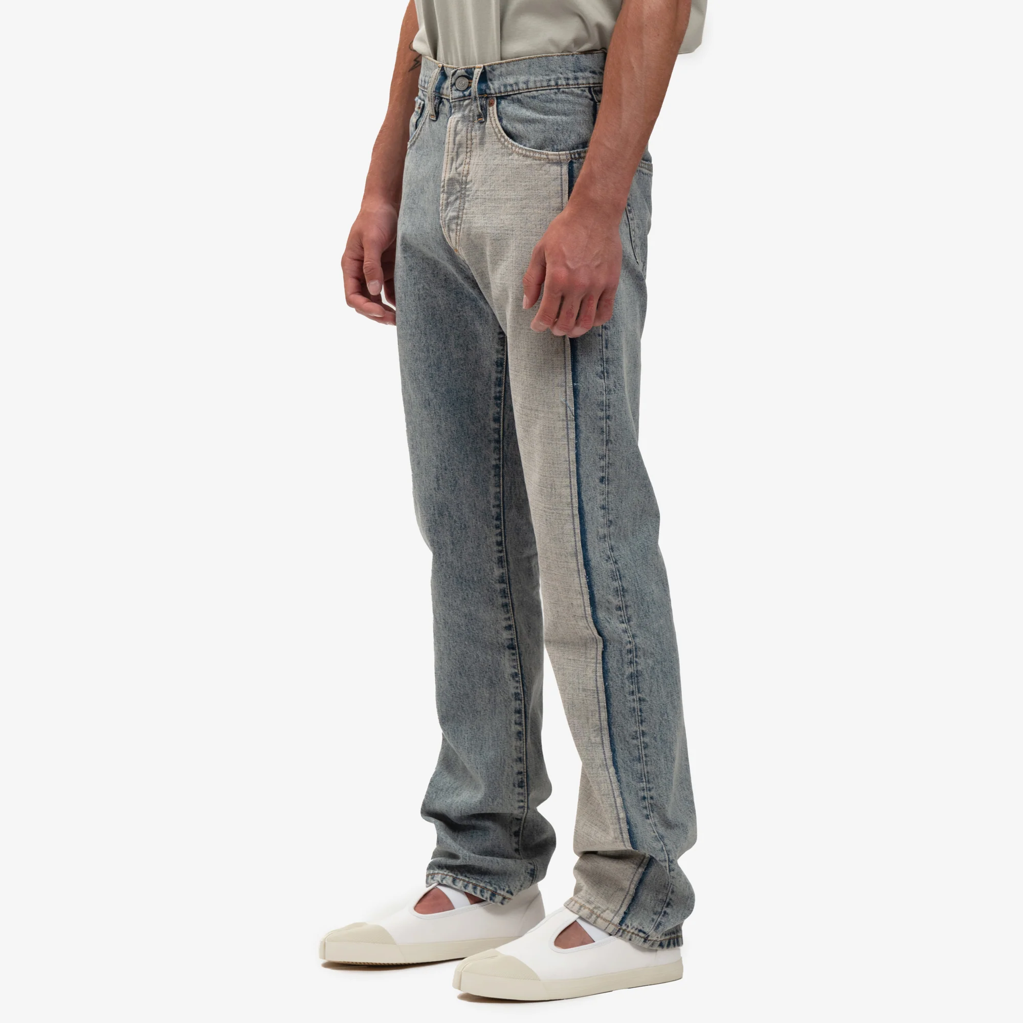 Two Tone Wash Jeans - Image 3