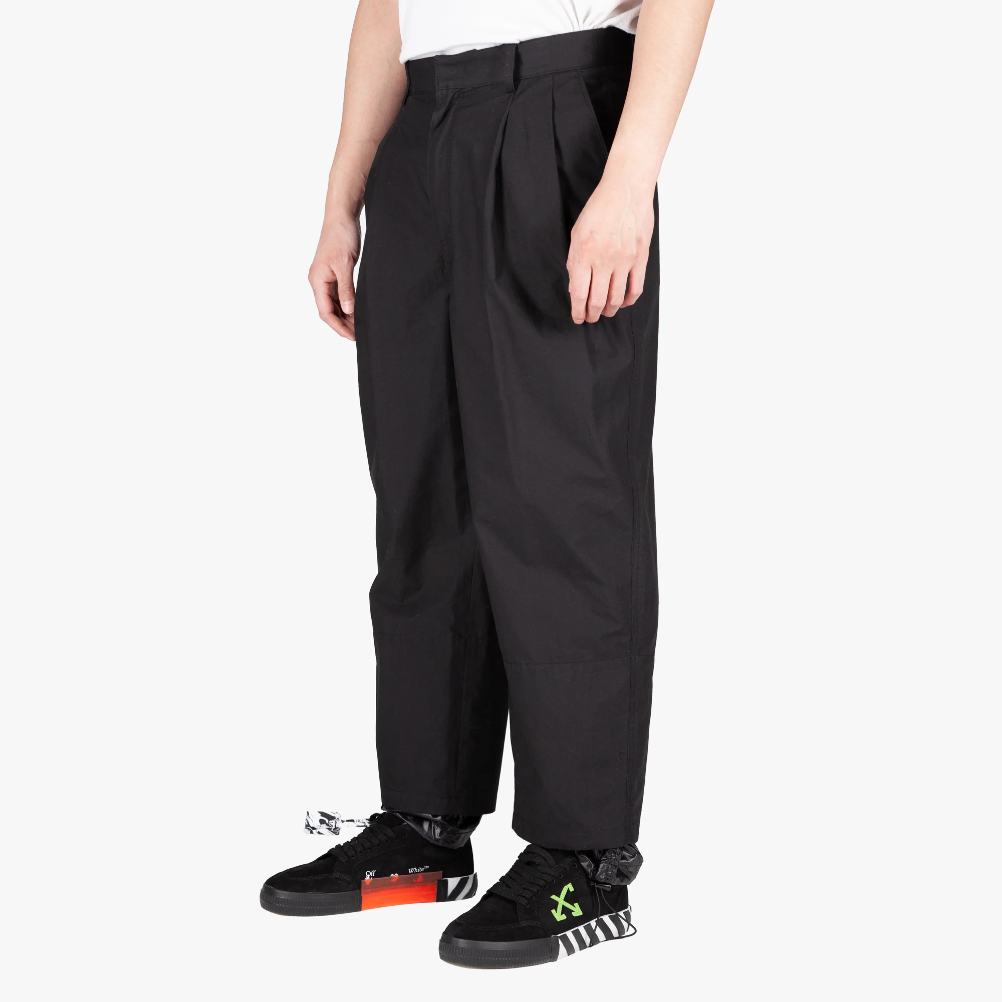 Two Tuck Long Wool Pants - Image 2