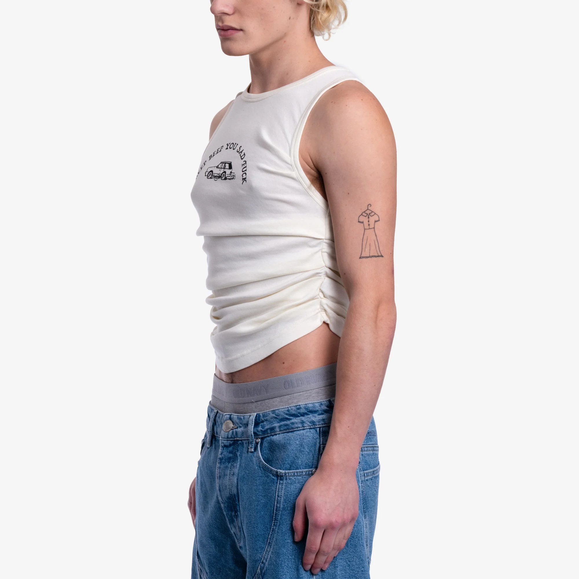 Tie Wrinkle Tank Top - Image 3