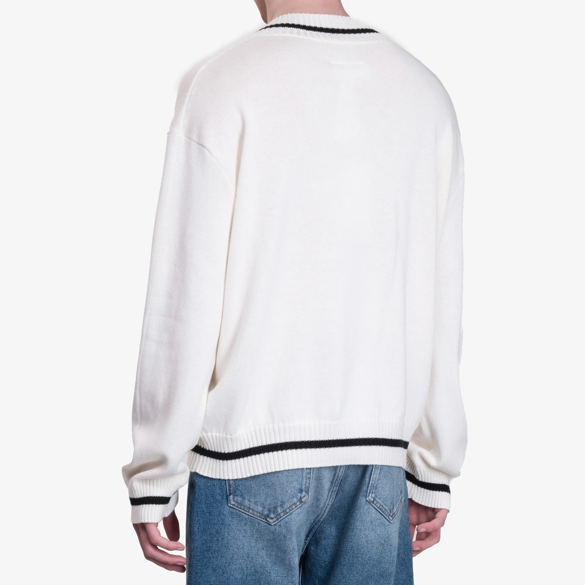 V-Neck Varsity Sweater - Image 4
