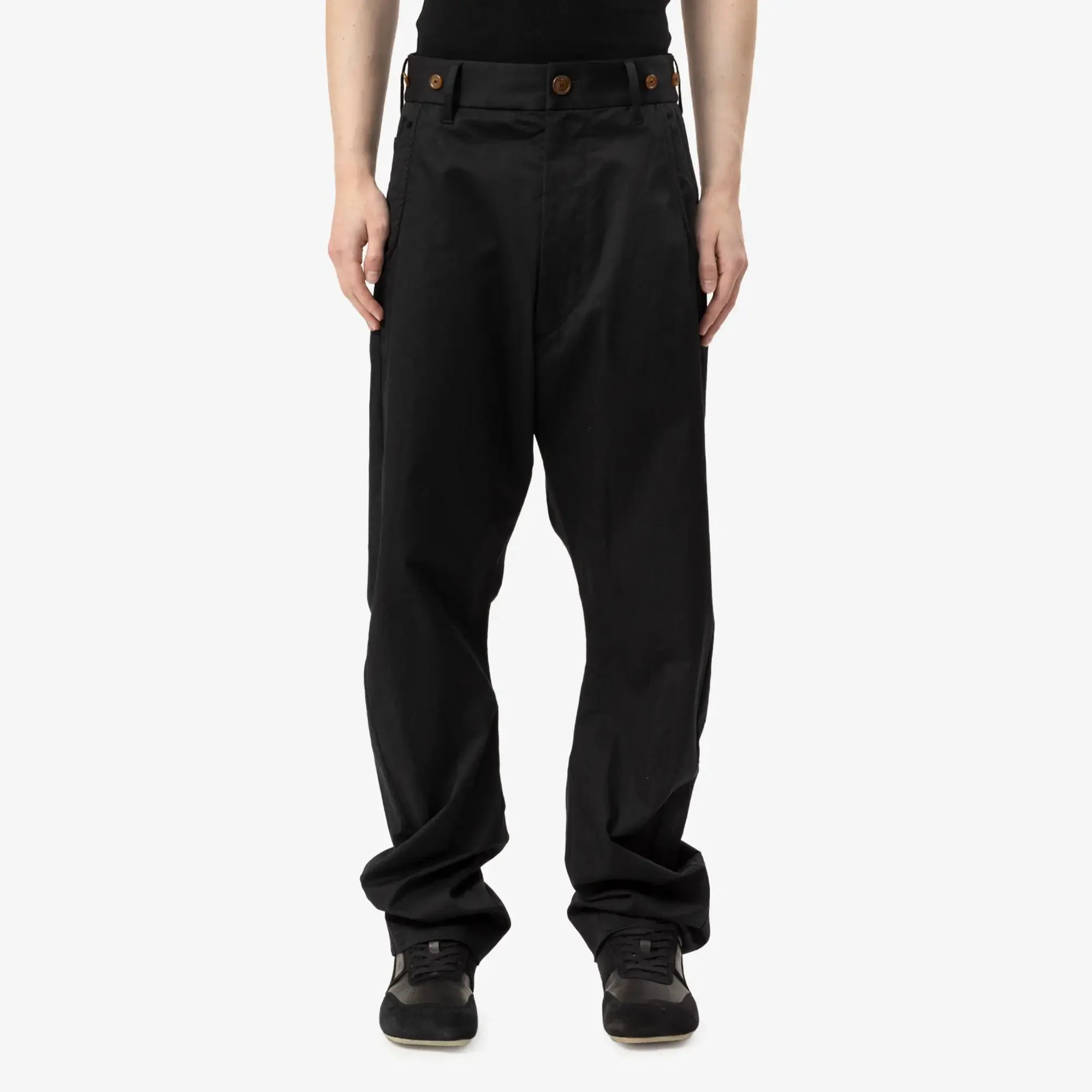 Back Buckle Trousers