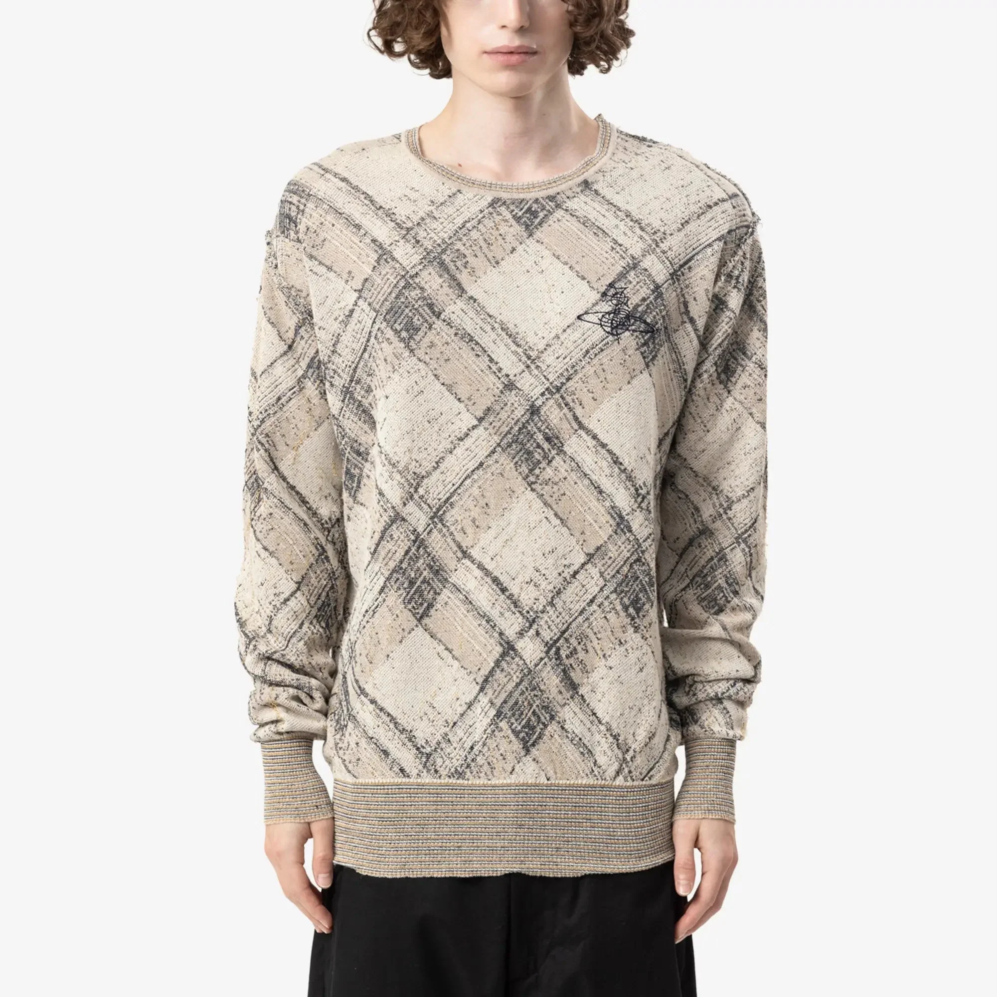 Broken Tartan Sweater