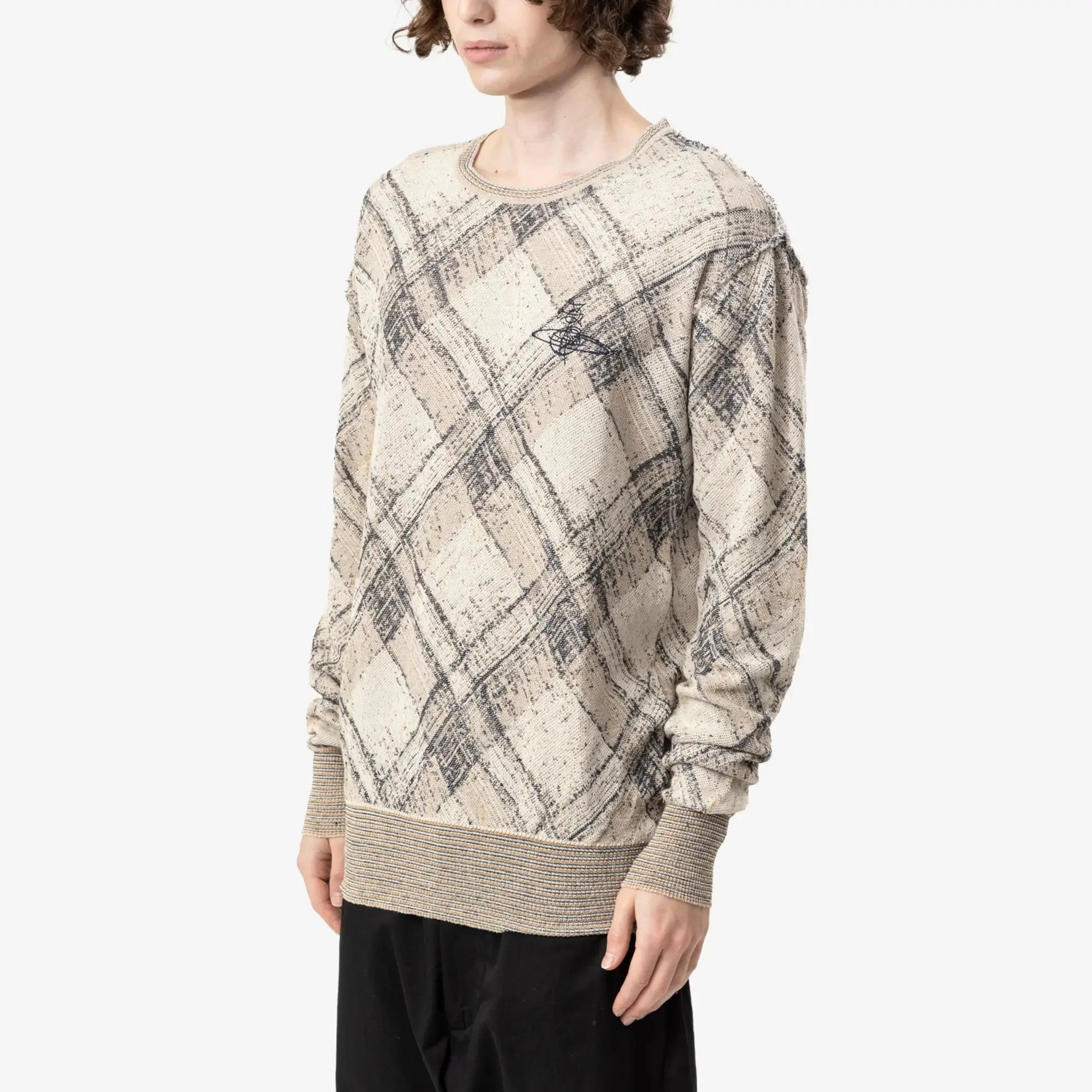 Broken Tartan Sweater - Image 3