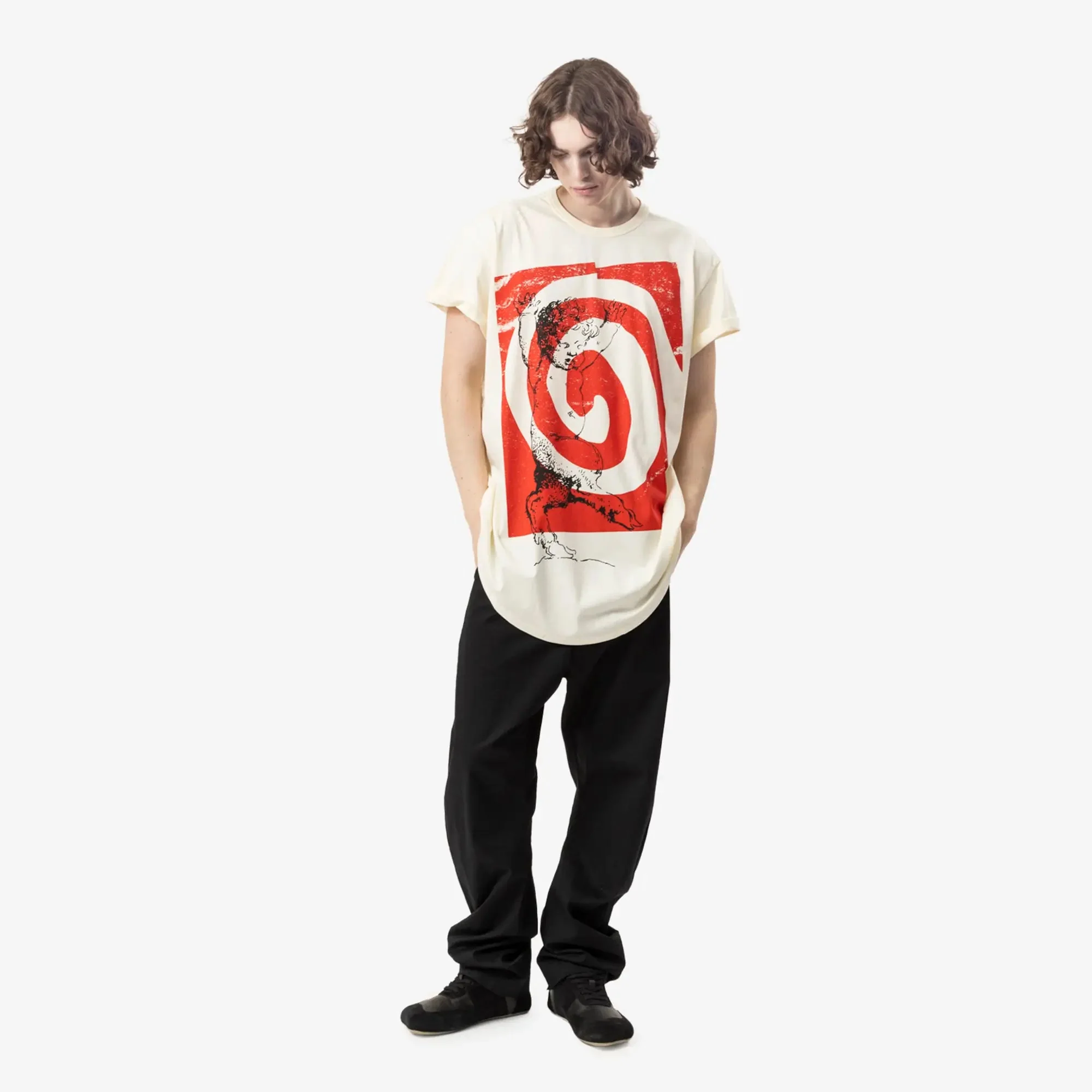 Swirl Long Line T-Shirt - Image 2