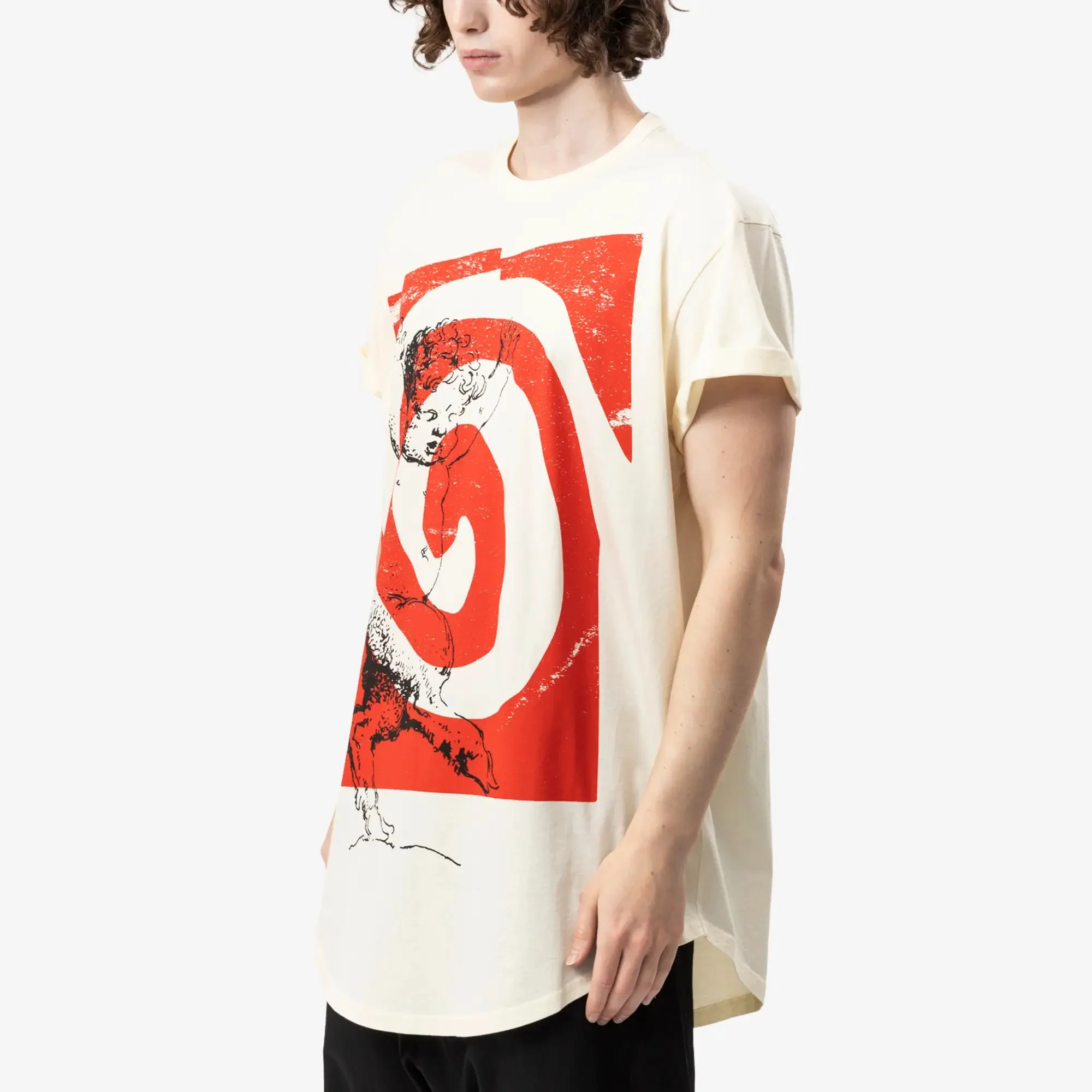 Swirl Long Line T-Shirt - Image 3