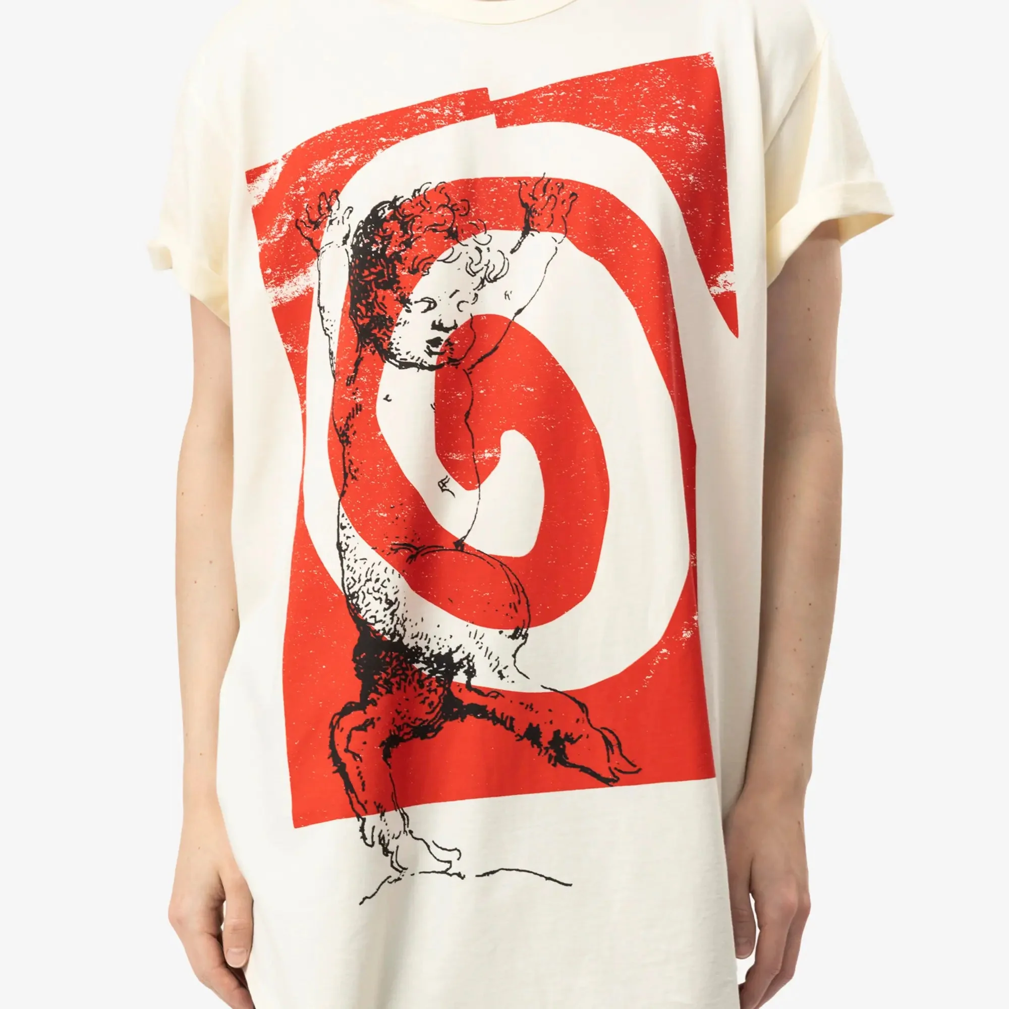 Swirl Long Line T-Shirt - Image 5