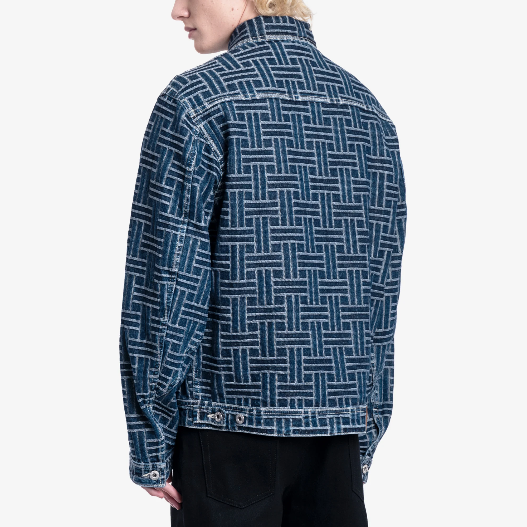 Weave Trucker Denim Jacket - Image 4