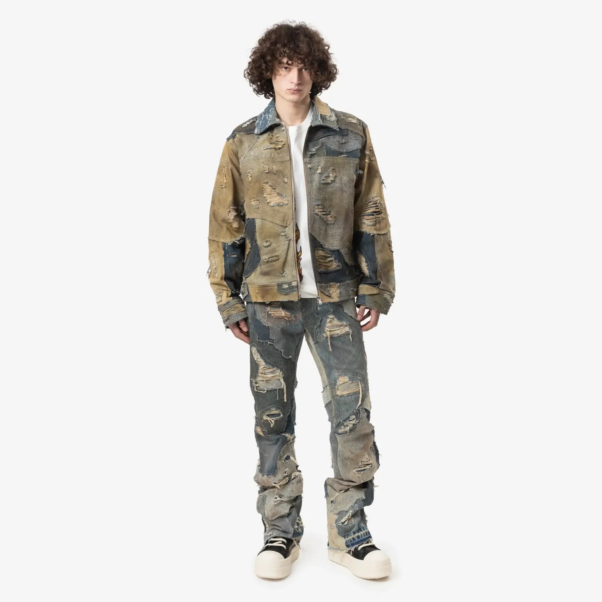 Dusty Blues Trucker Jacket - Image 2