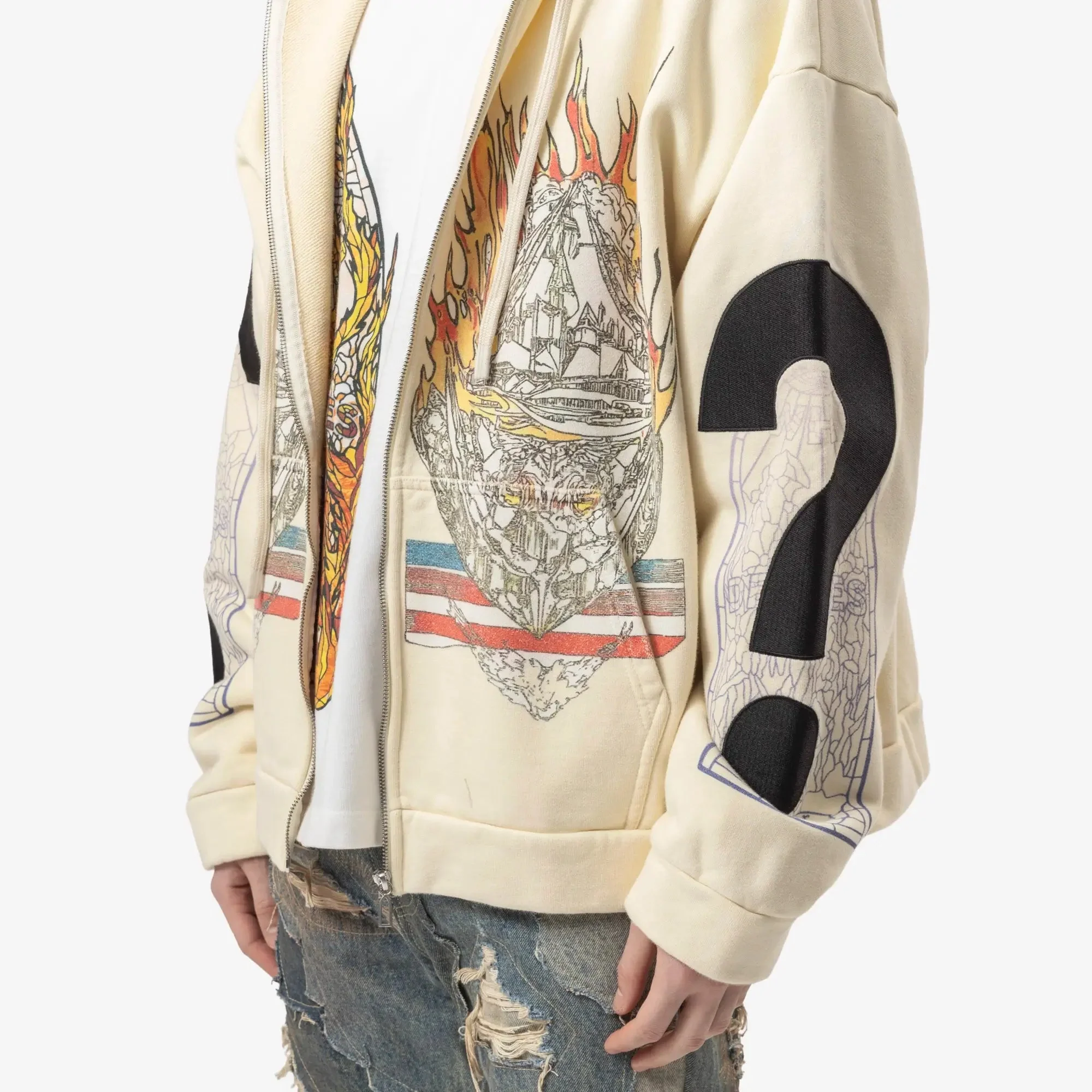 Engulfed Memories Zip Hoody - Image 5