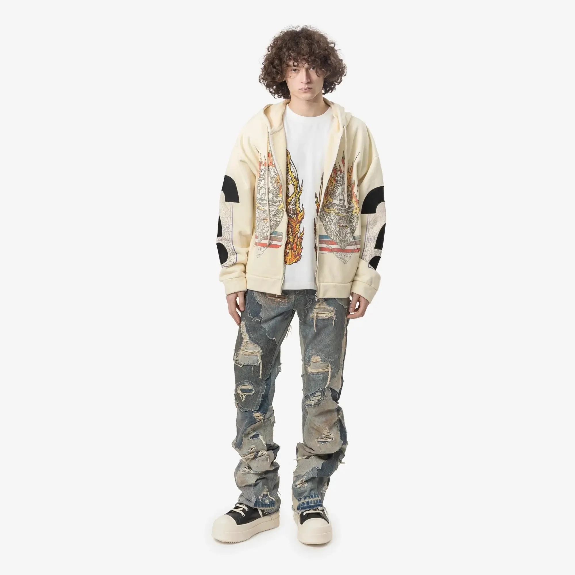 Flame Glass Double Sleeve Tee - Image 2