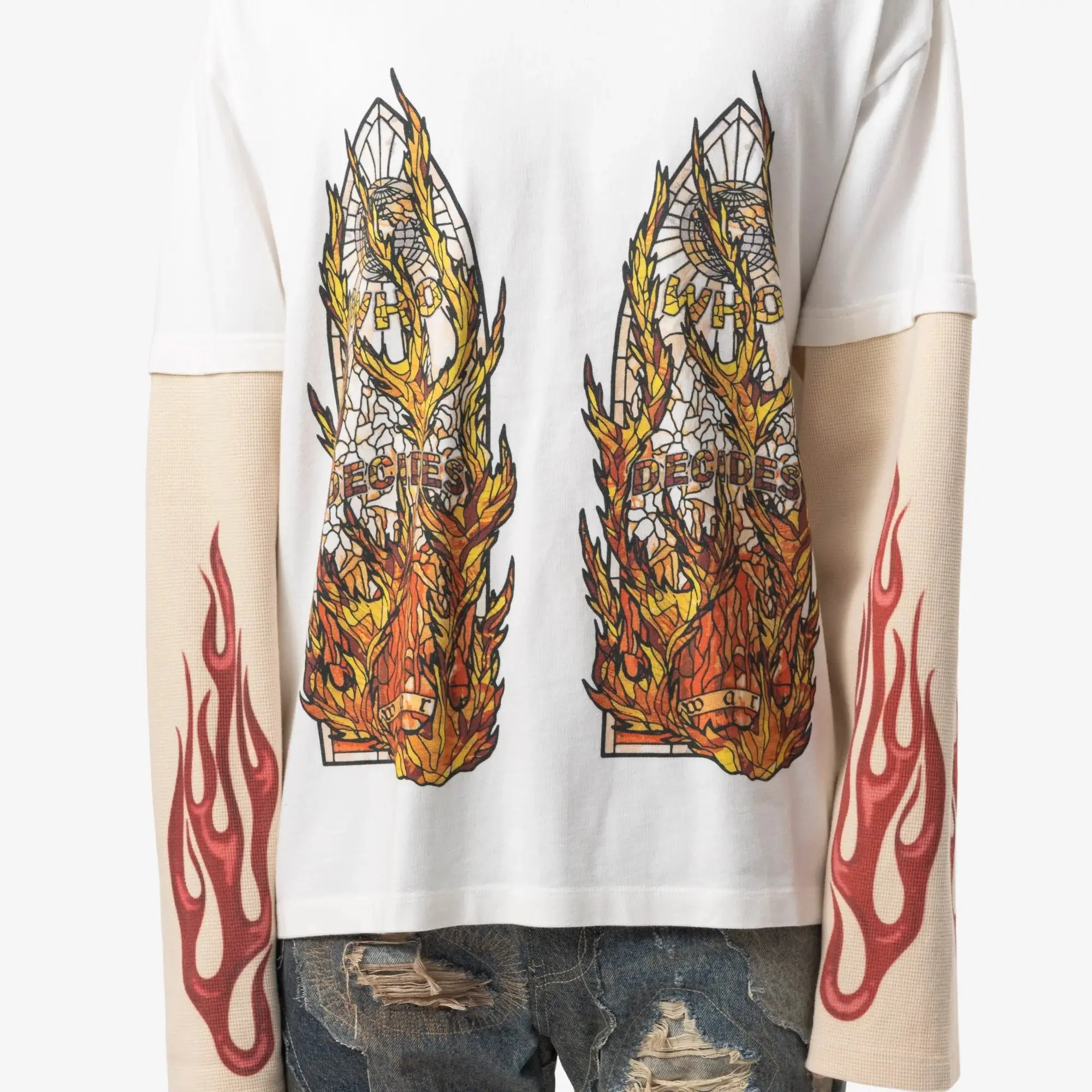 Flame Glass Double Sleeve Tee - Image 5