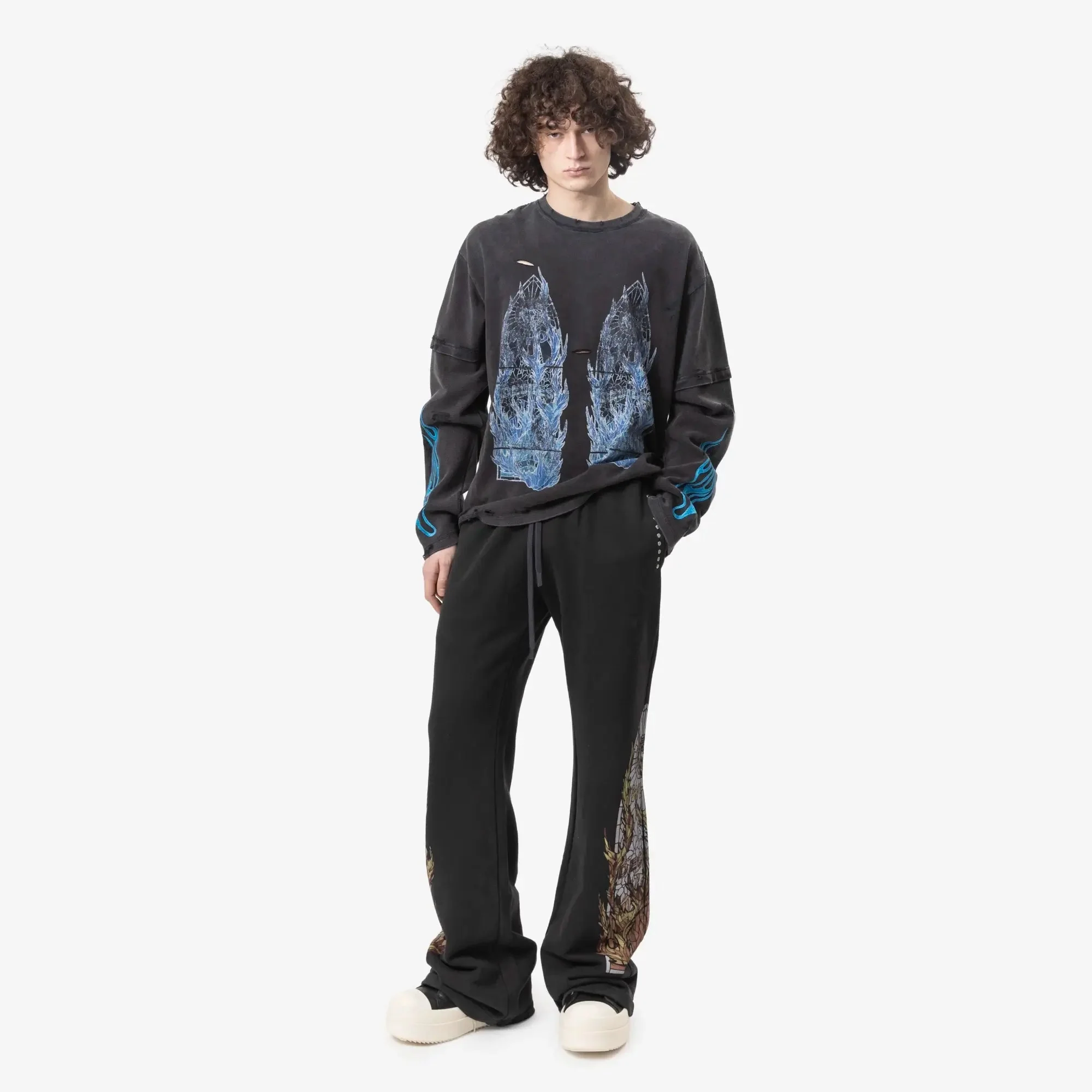 Flame Glass Double Sleeve Tee - Image 2
