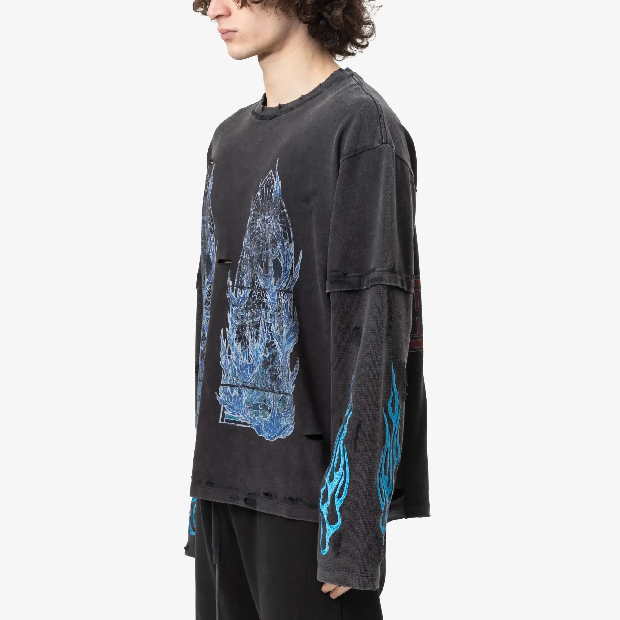 Flame Glass Double Sleeve Tee - Image 3