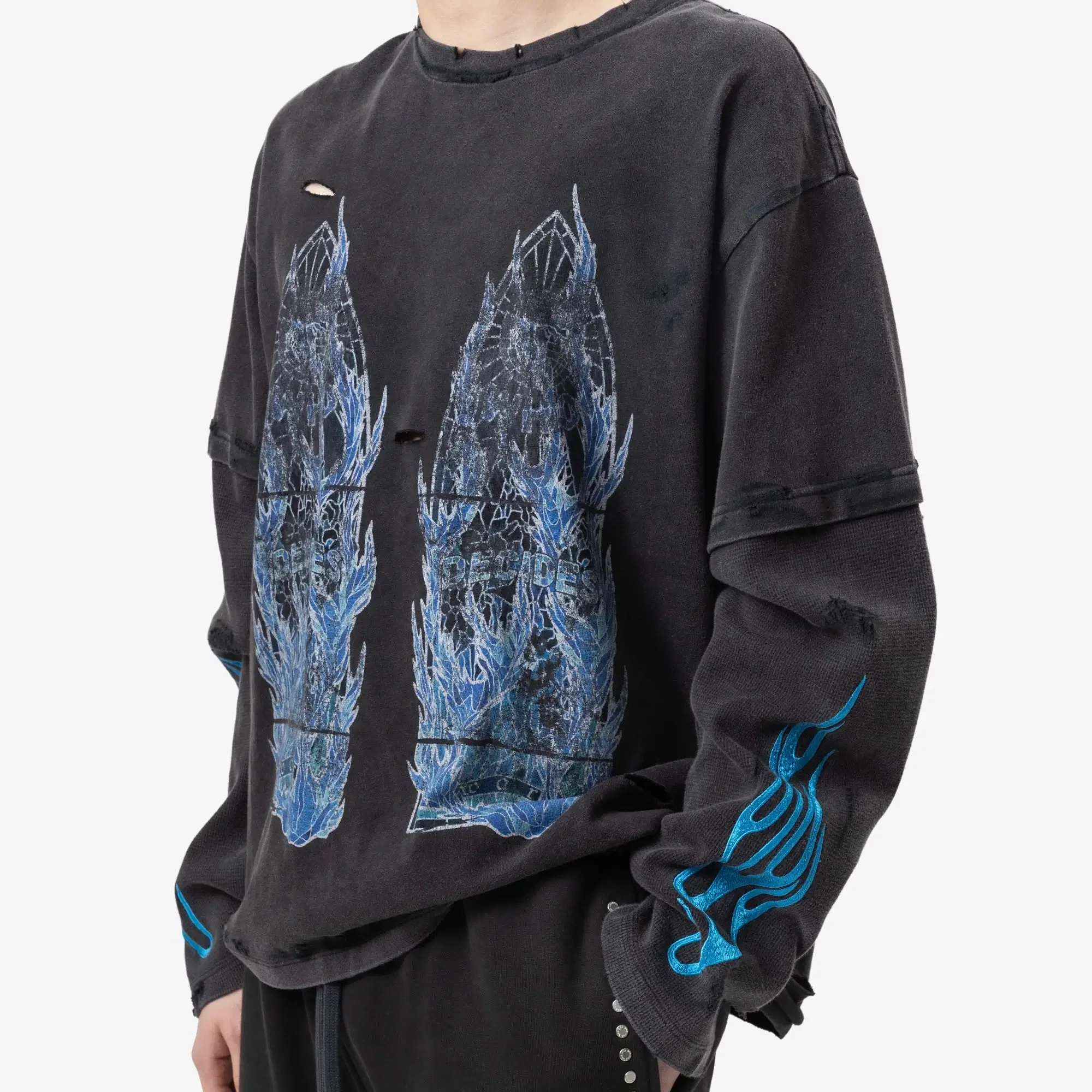 Flame Glass Double Sleeve Tee - Image 5