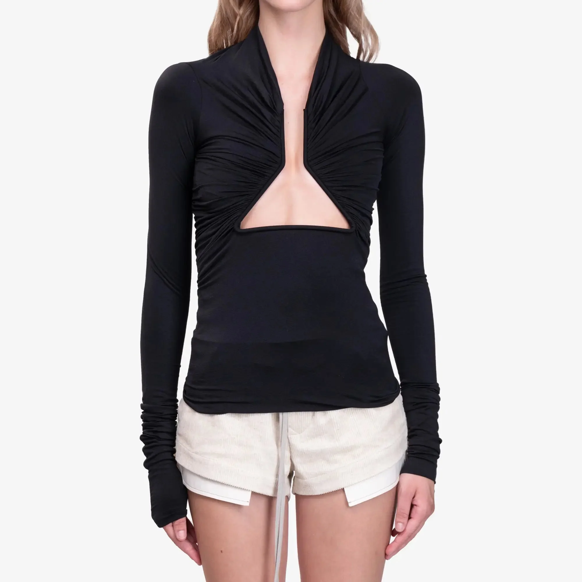 Womens Allanah Long Sleeve Prong Top
