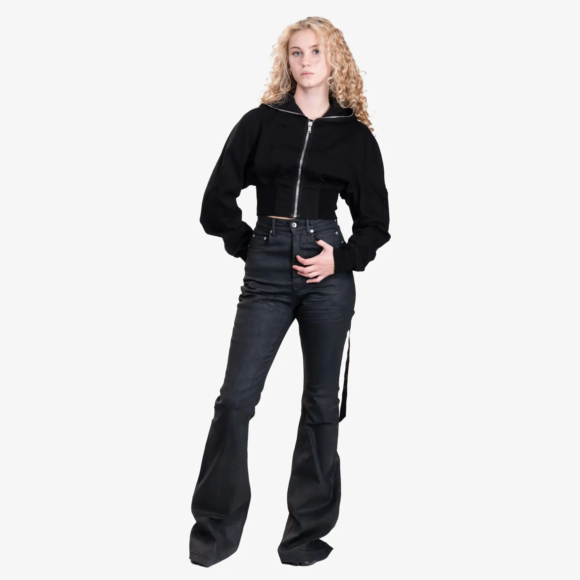 Womens Collage Gimp Hoodie - Image 2