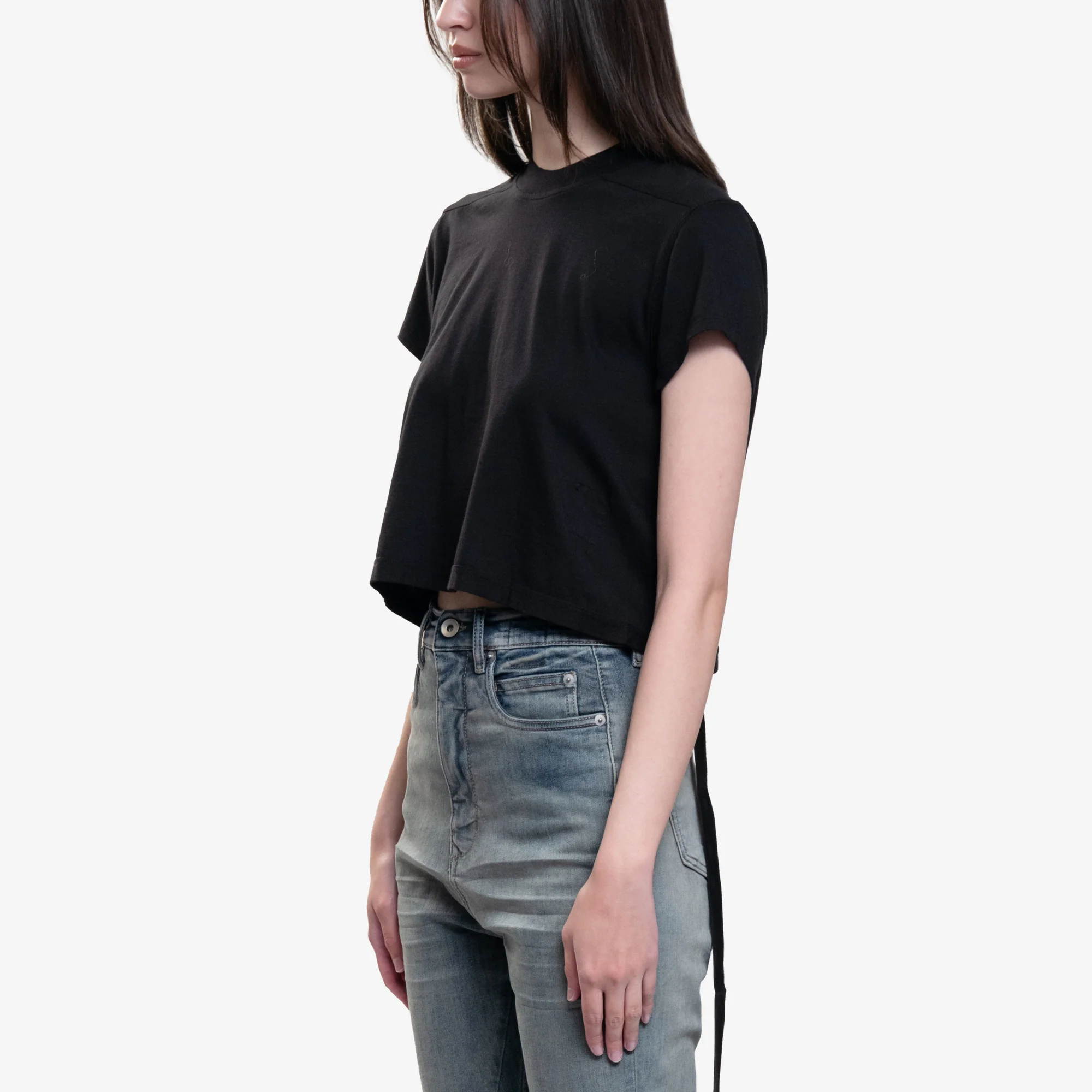 Womens Cropped Small Level T-Shirt - Image 3
