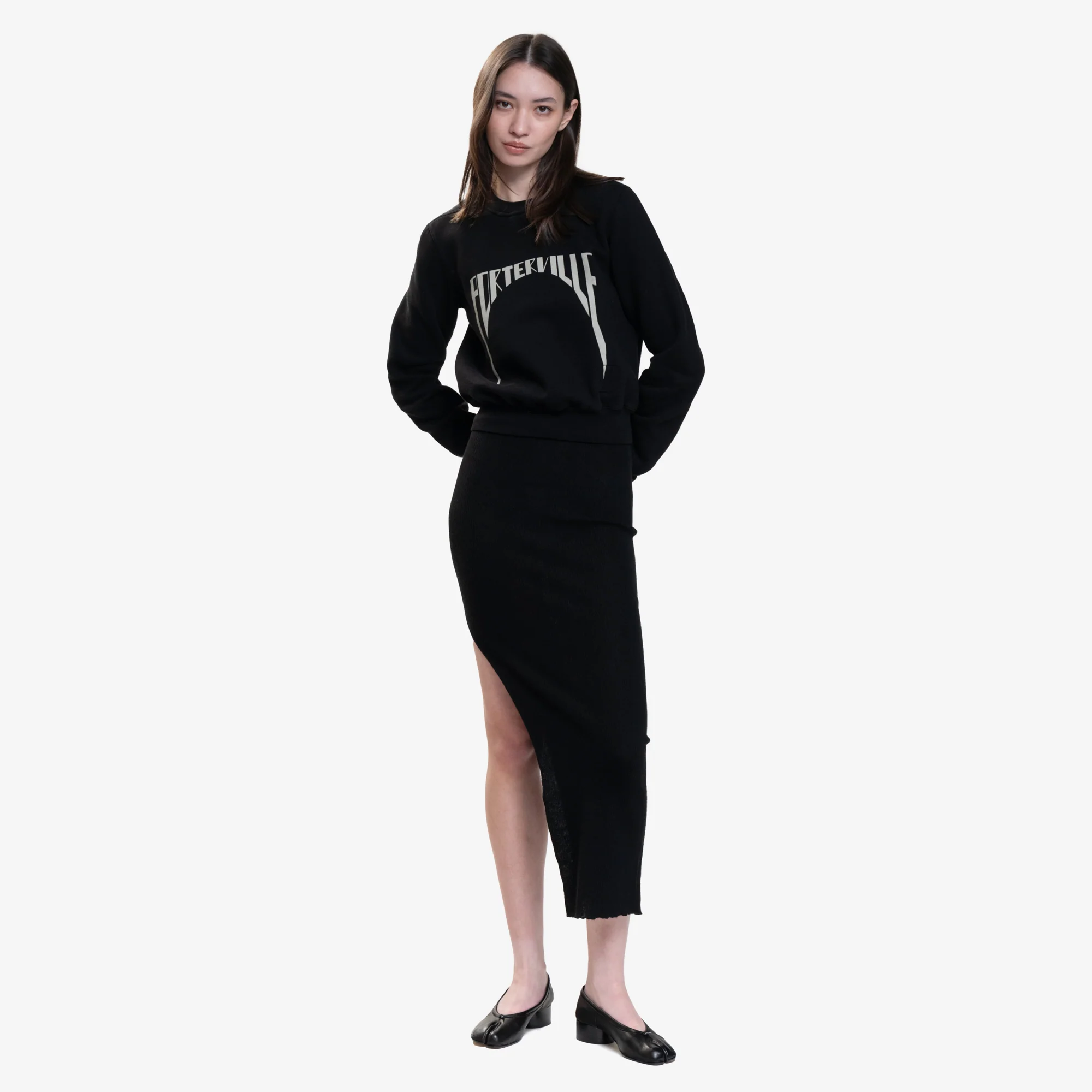 Womens Cropped Sweatshirt - Image 2