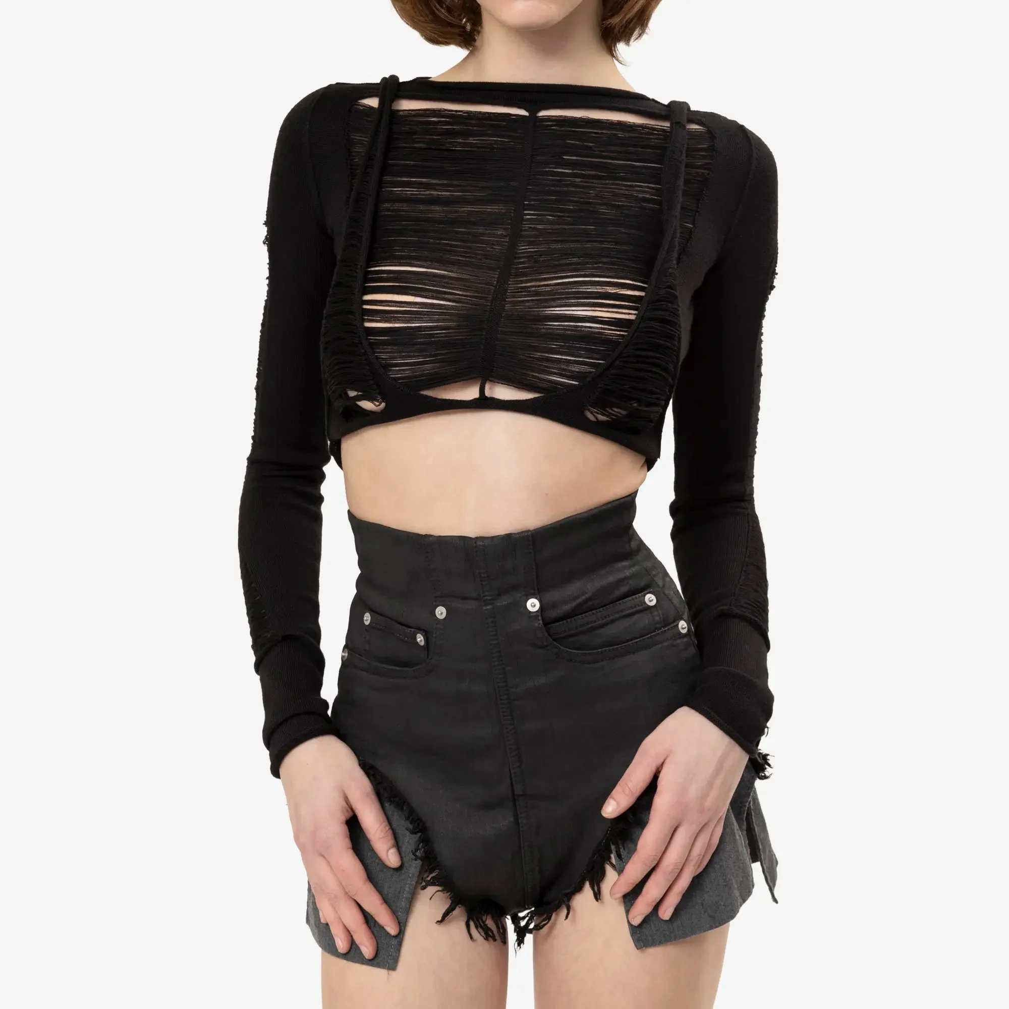 Womens Dirt Cutoffs Shorts - Image 6