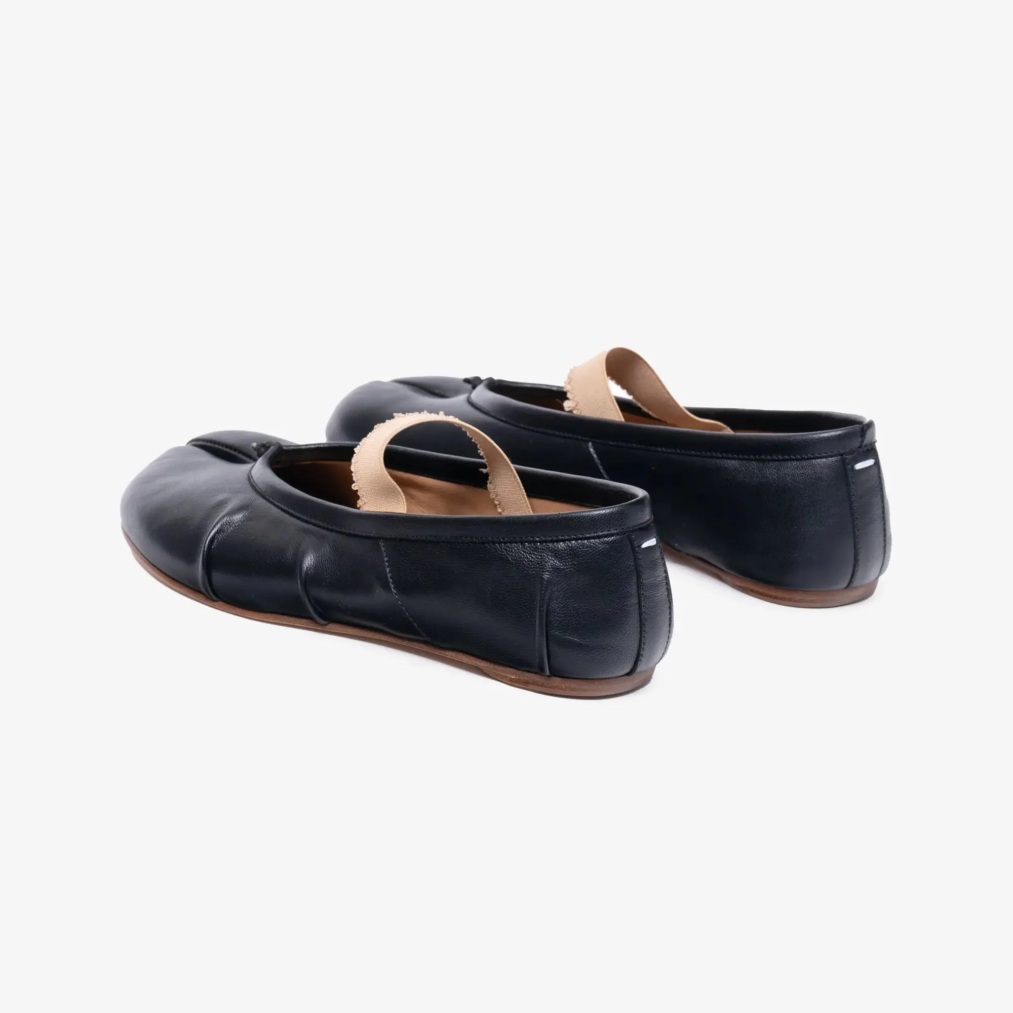 Womens Elastic Tabi Ballerina Flats - Image 3
