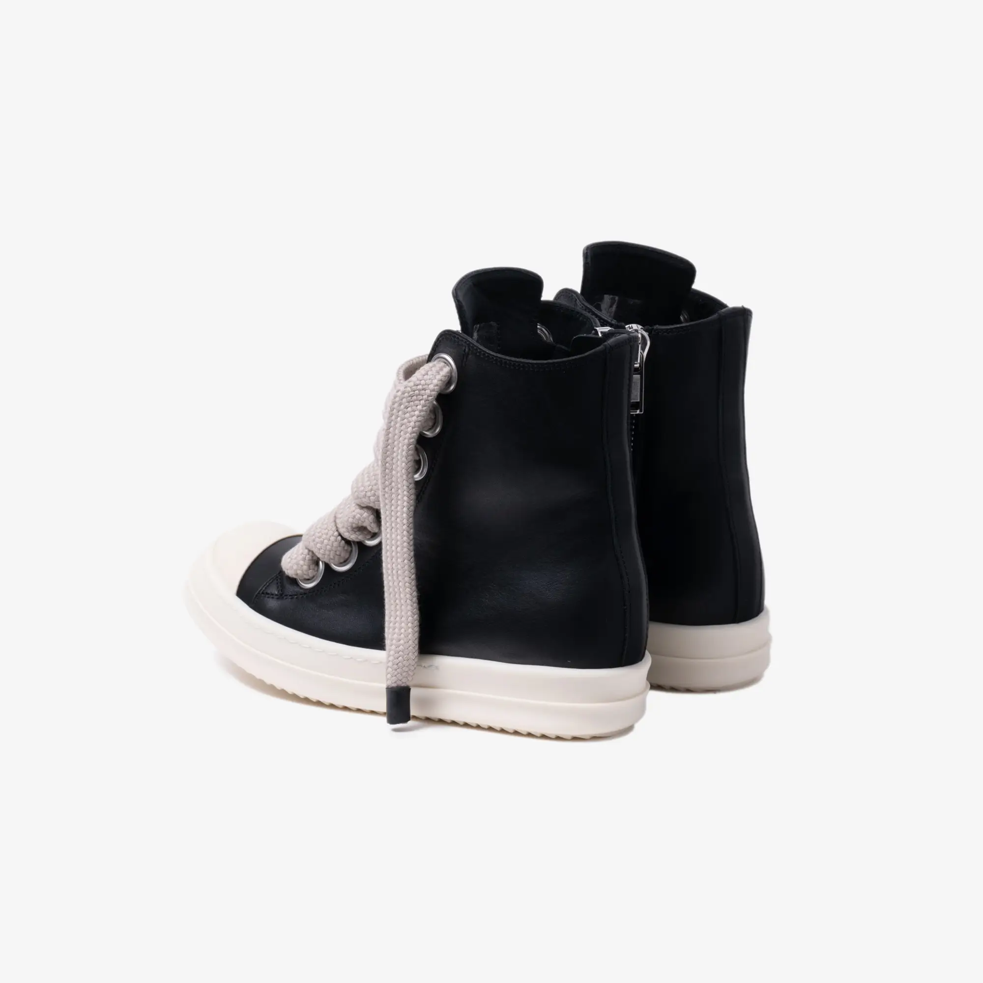 Womens Jumbolace High-Top Leather Sneakers - Image 2
