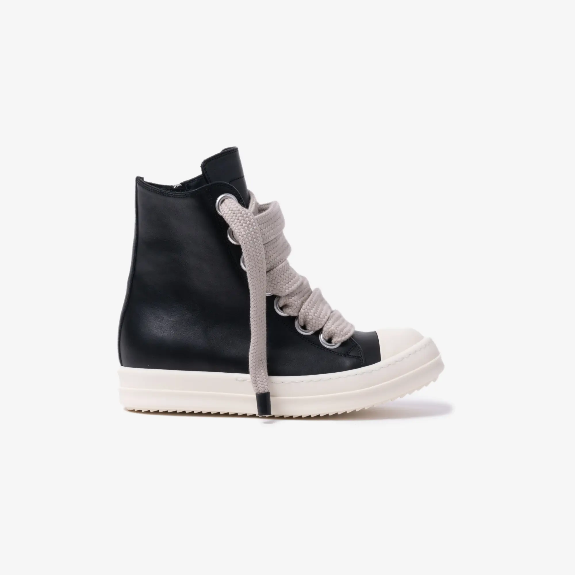 Womens Jumbolace High-Top Leather Sneakers - Image 4