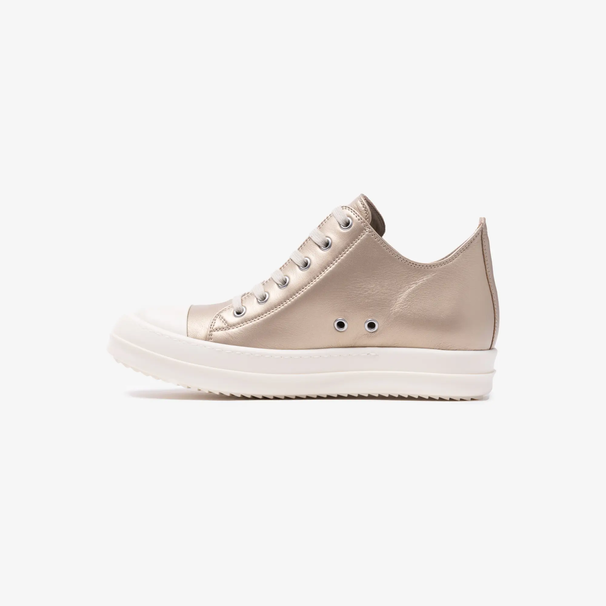 Womens Low-Top Leather Sneakers - Image 5