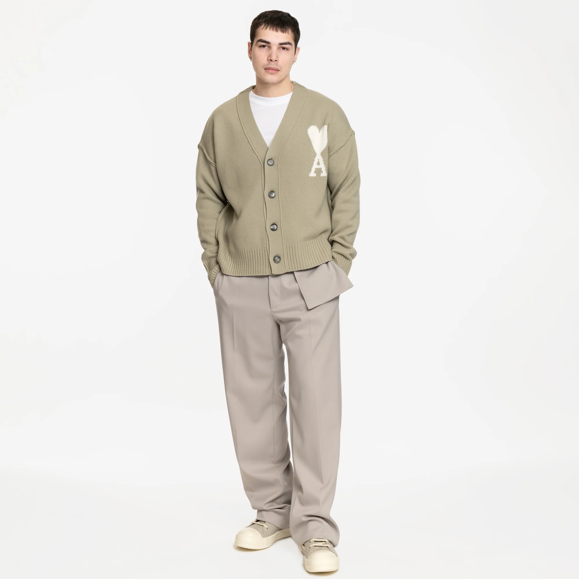 Wool Cargo Pocket Pants - Image 2