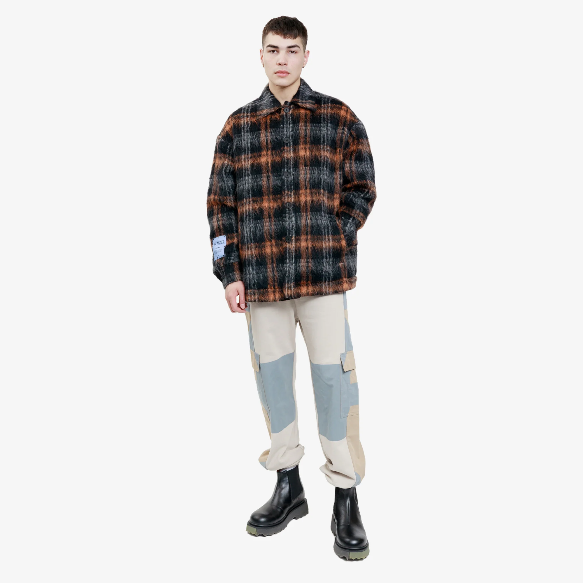 Wool Check Overshirt - Image 2