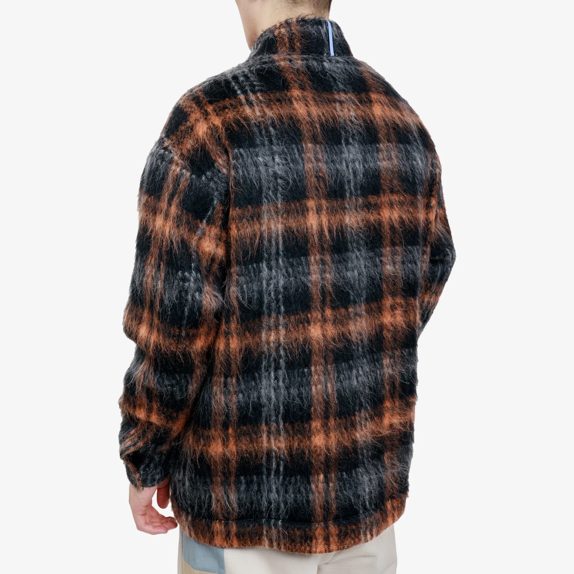 Wool Check Overshirt - Image 4