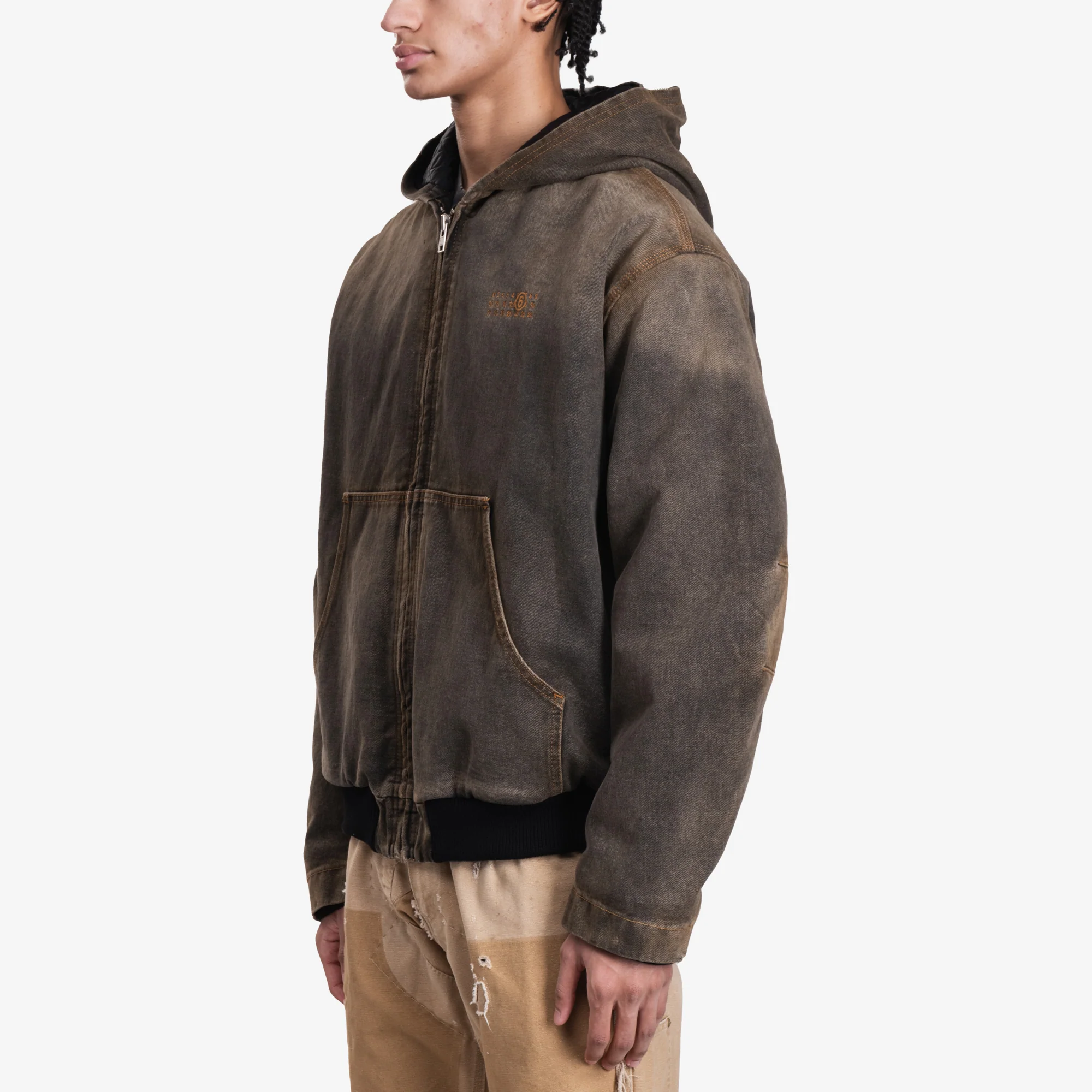 Worker Zip Hoody - Image 3