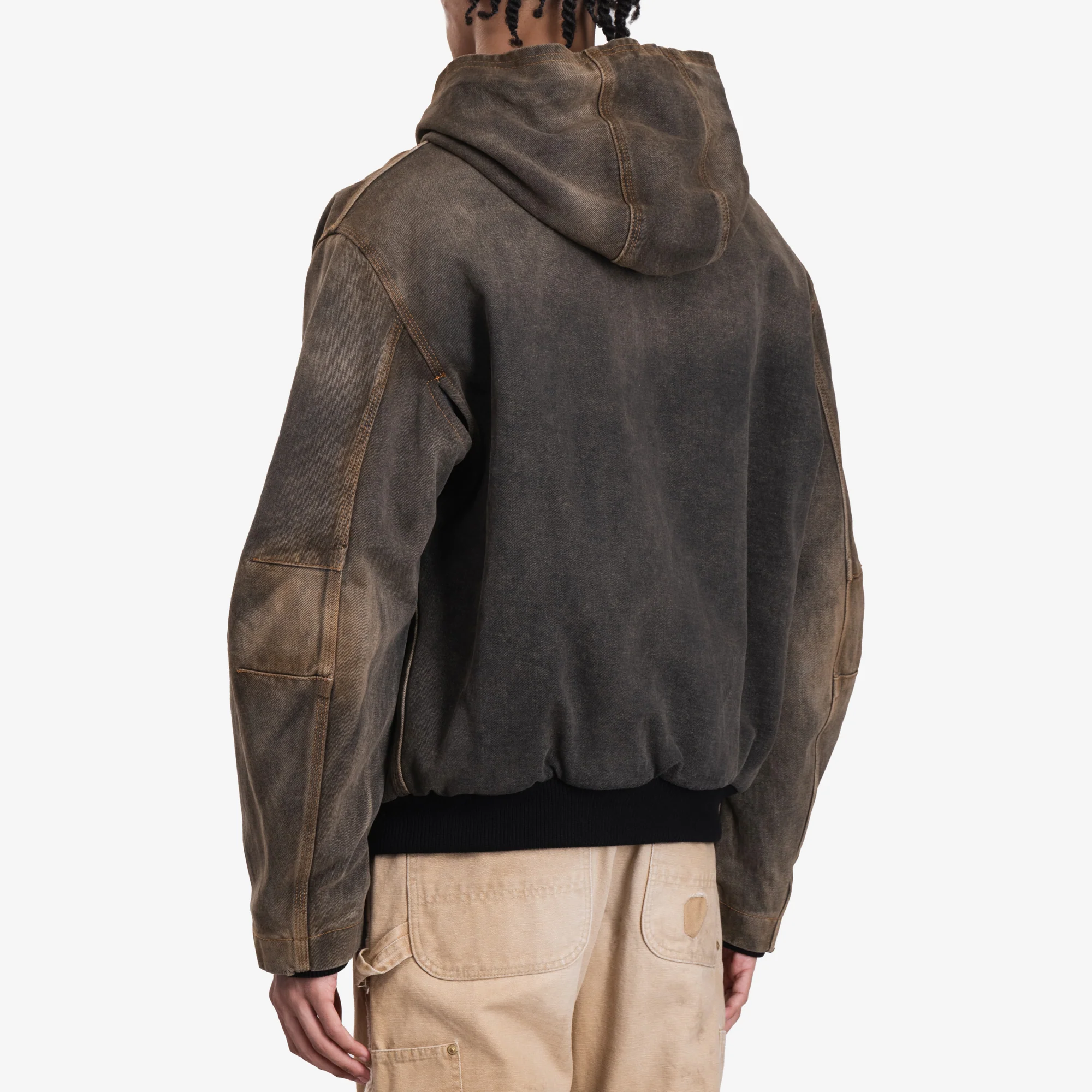 Worker Zip Hoody - Image 4