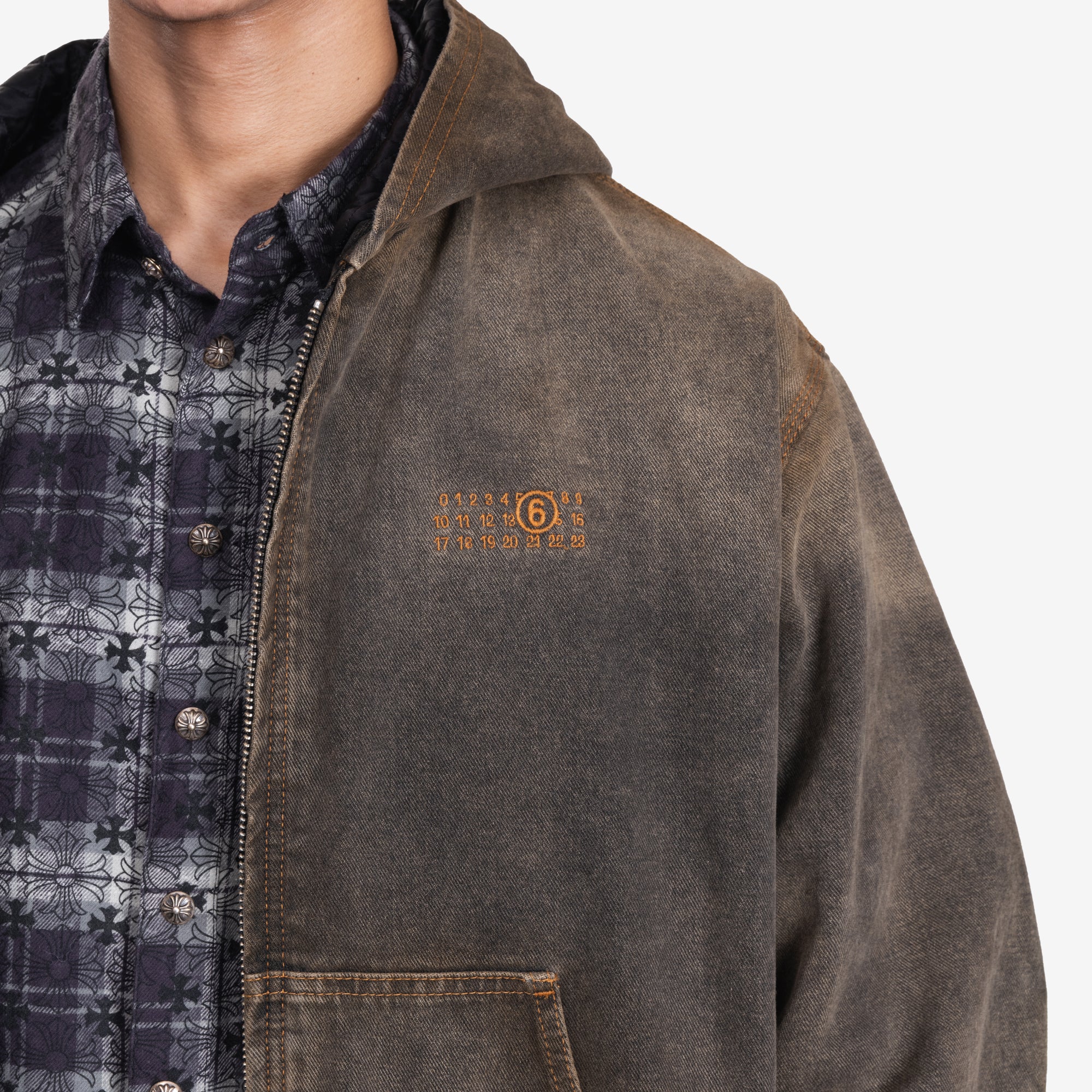 Worker Zip Hoody - Image 5
