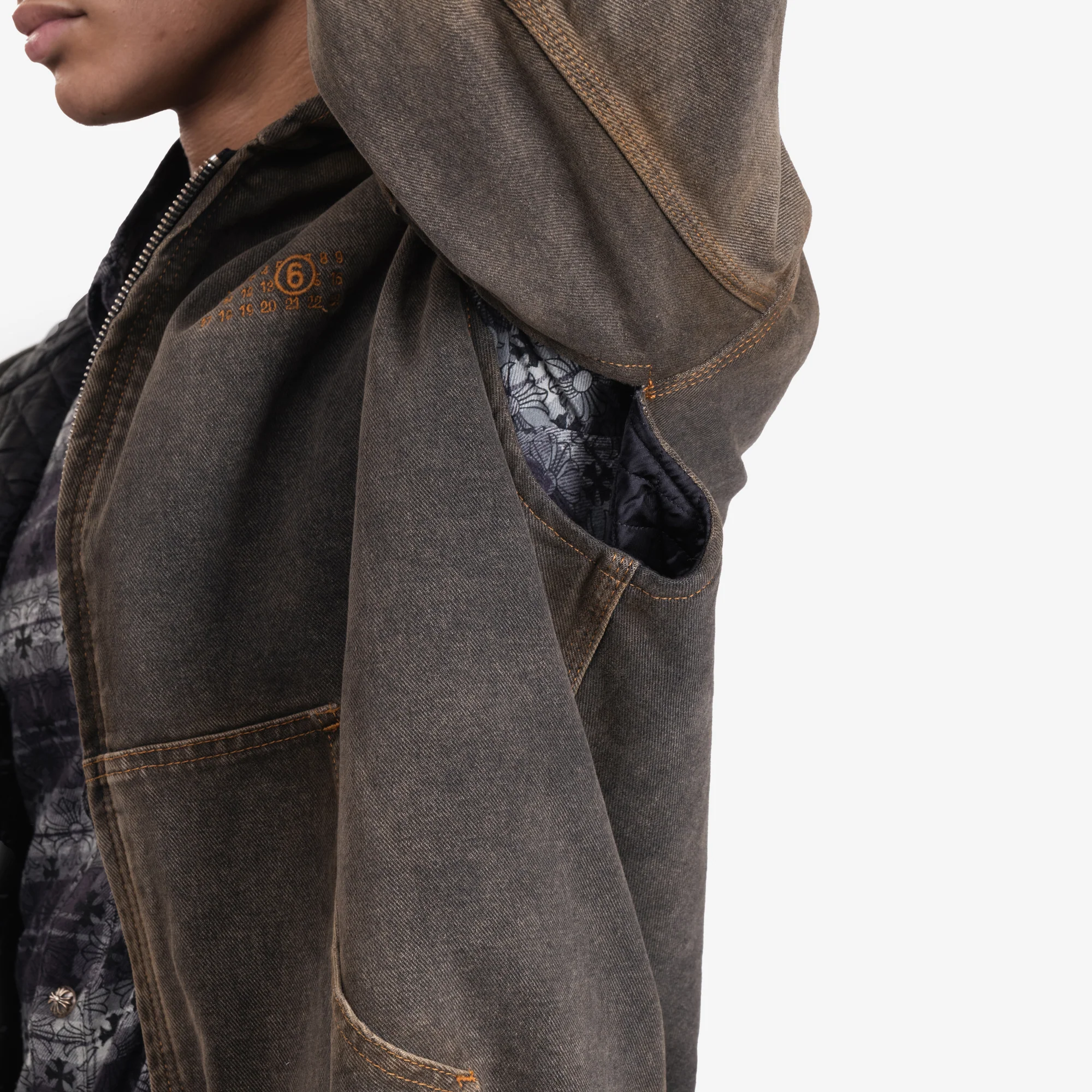 Worker Zip Hoody - Image 6
