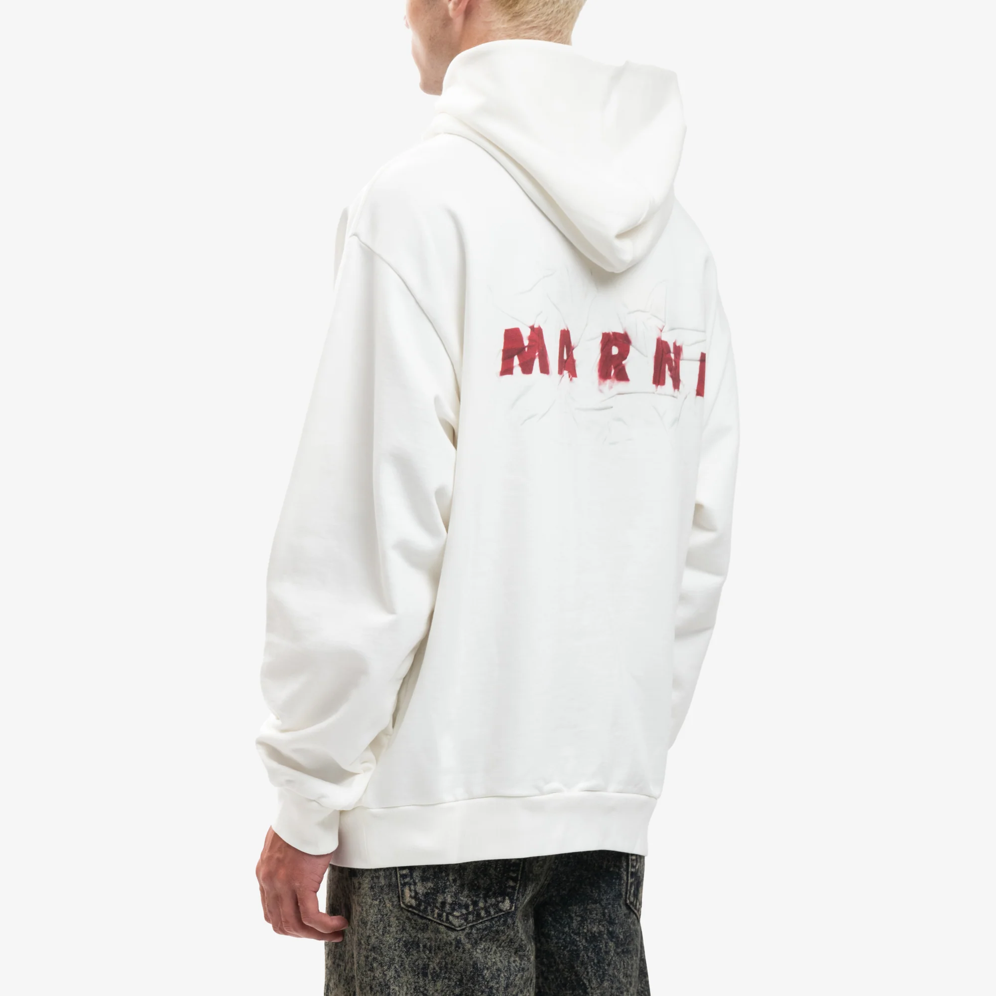Wrinkled Logo Hoody - Image 4