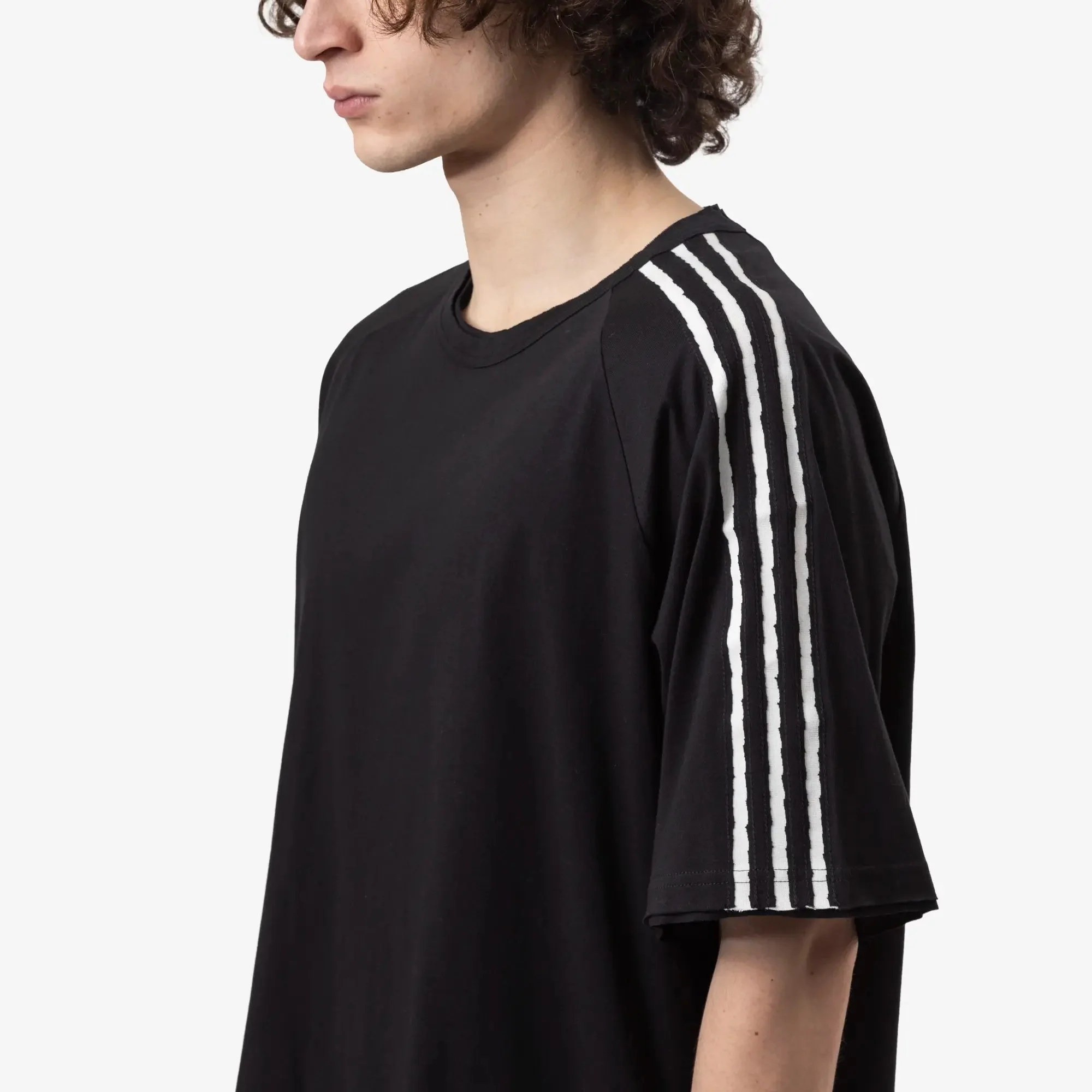 Raw Edge 3 Stripes T-Shirt - Image 5