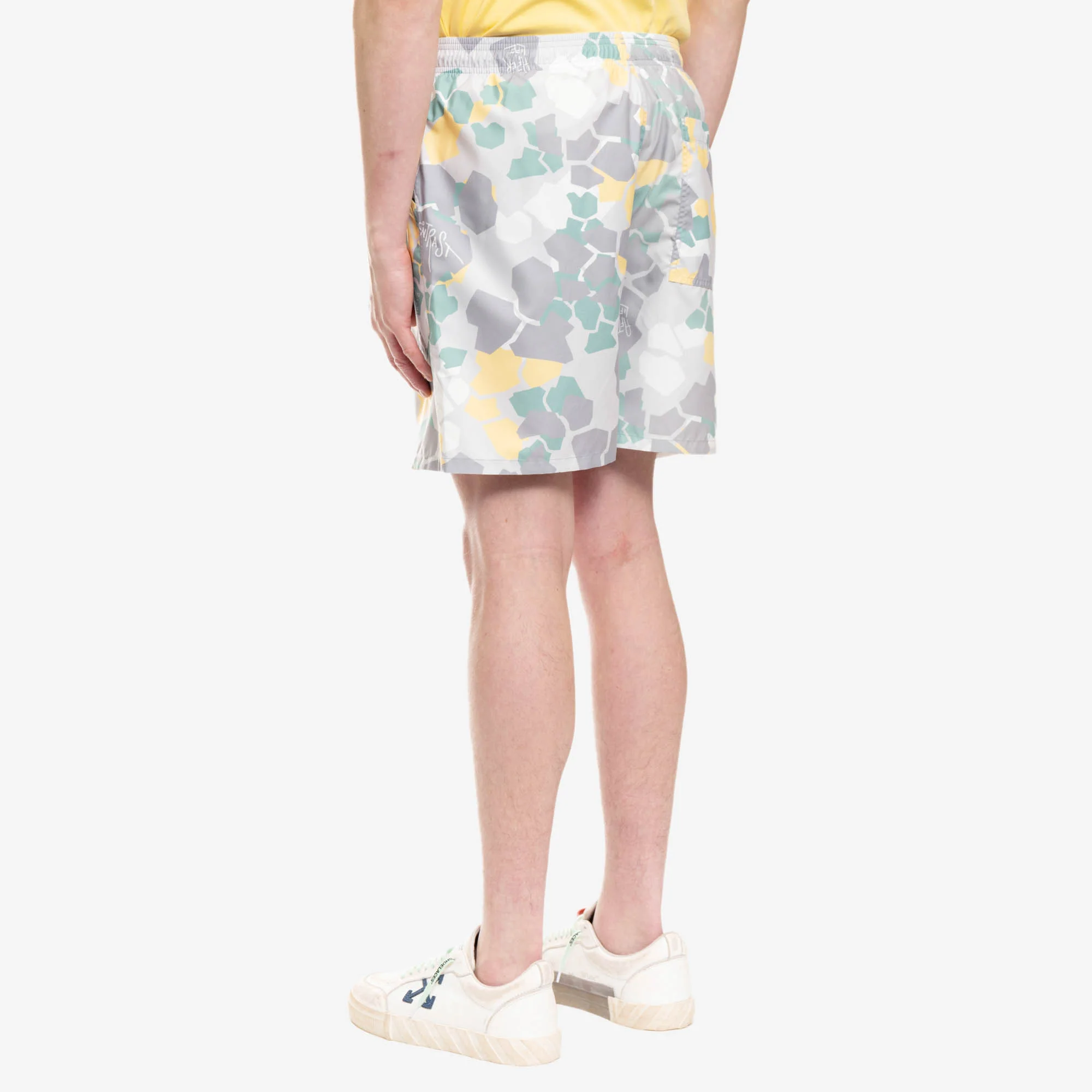 Yellow Camo Swim Shorts - Image 4