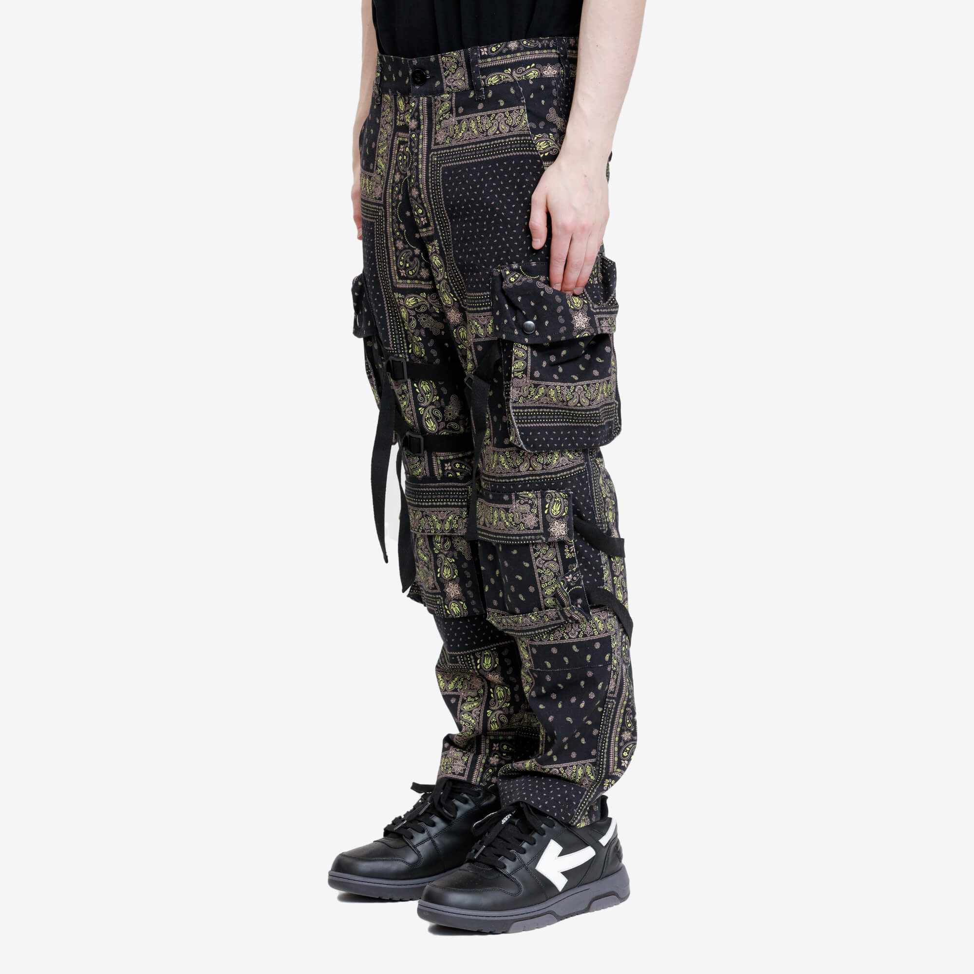 Yellow Paisley Bondage Pants - Image 3